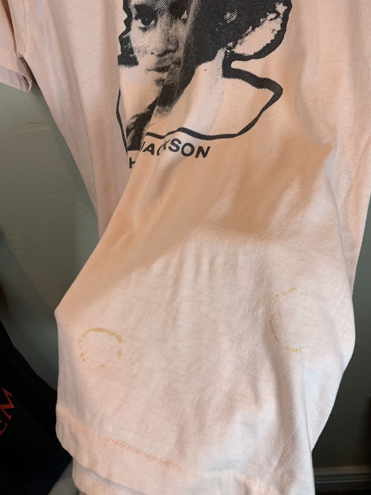 Band Tees × Michael Jackson × Vintage *RARE* Vintage 1982 Michael Jackson Thriller Faded Art Shirt Size US L / EU 52-54 / 3 - 9 Thumbnail