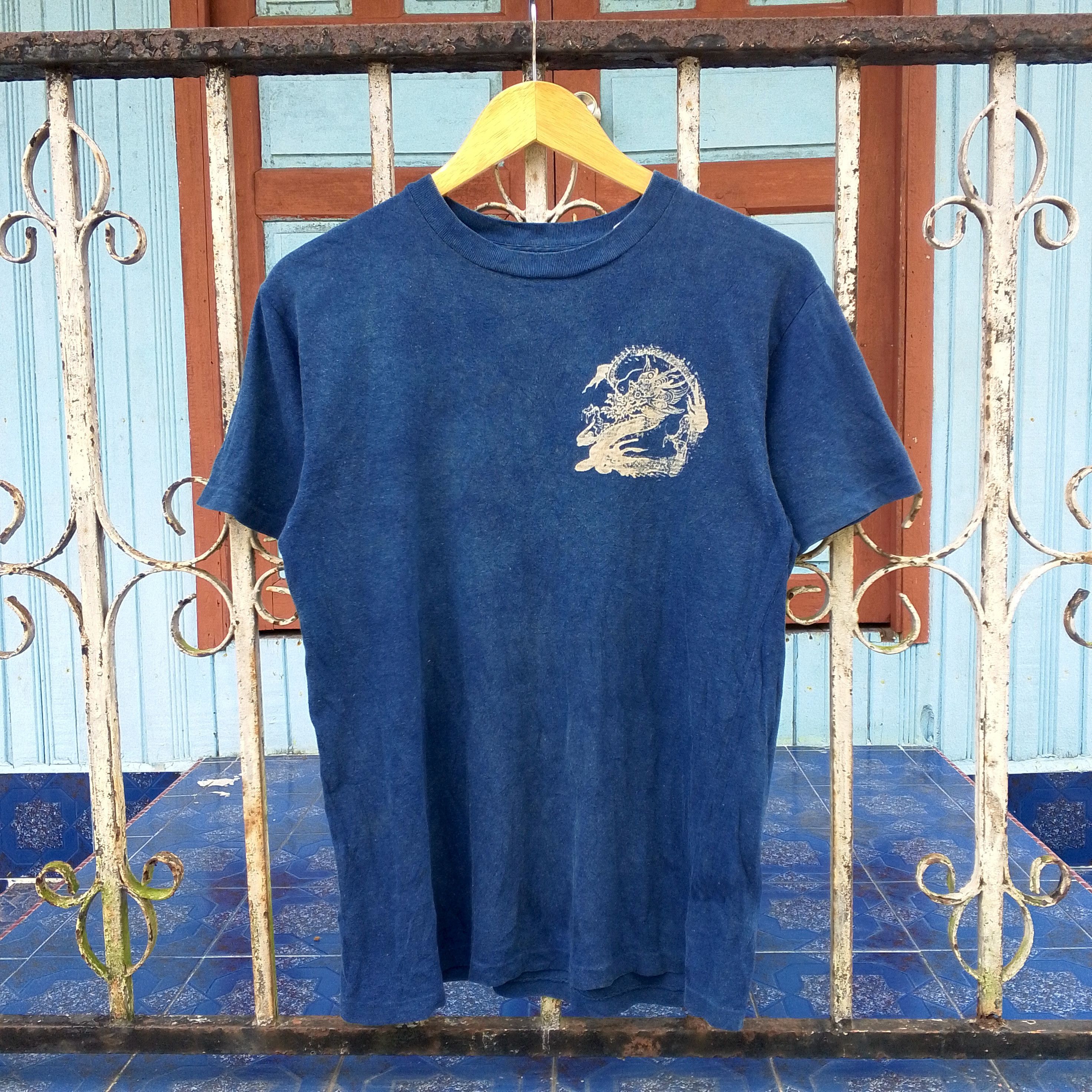 Beauty Beast Blue Blue Japan Dragon Tee Size M Size US M / EU 48-50 / 2 - 2 Thumbnail