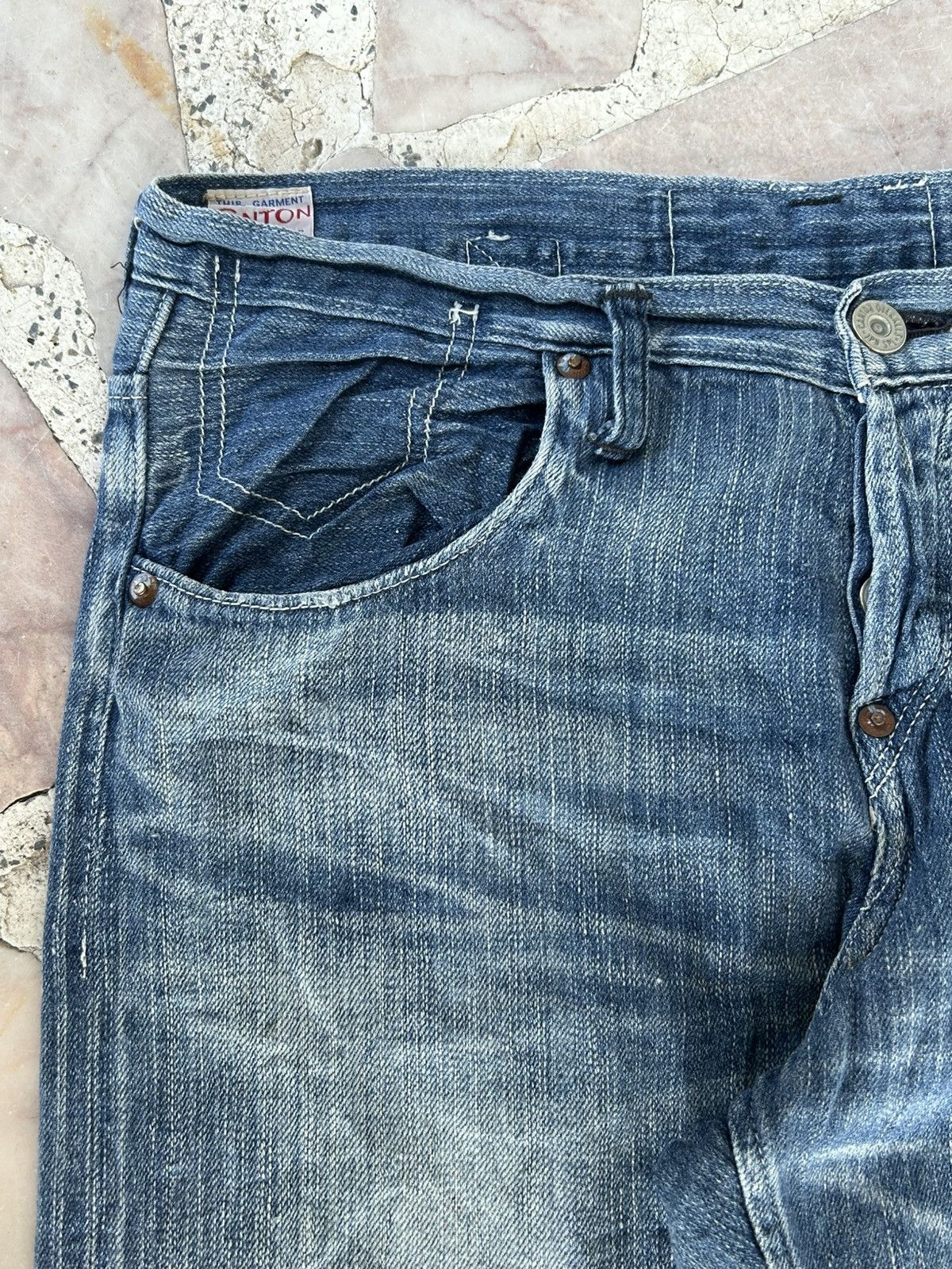 Japanese Brand Canton Sanforized Selvedge Denim Japan Size US 28 / EU 44 - 5 Thumbnail
