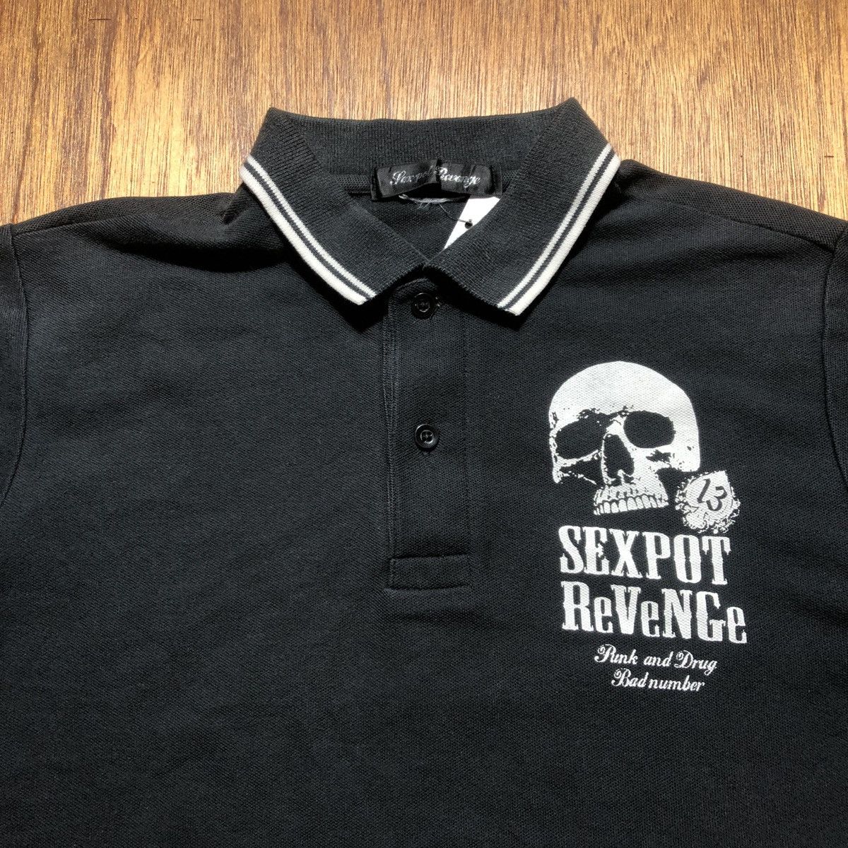 Japanese Brand × Other Sexpot Revenge Collar T-Shirt Size US XS / EU 42 / 0 - 2 Thumbnail