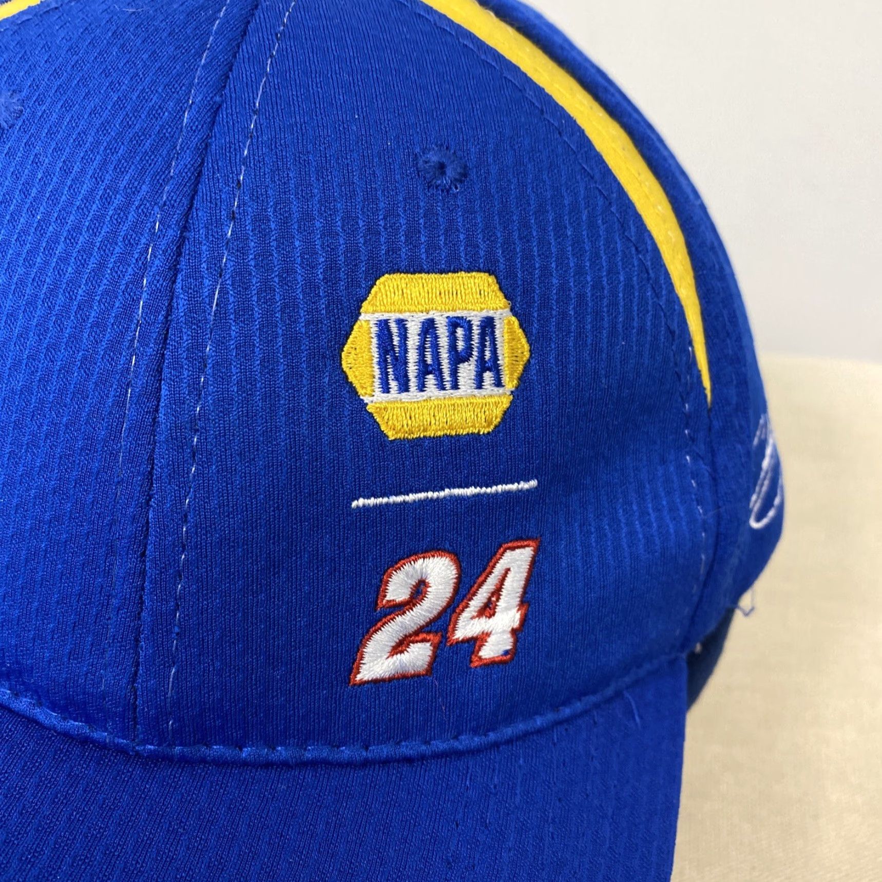 NASCAR NAPA Racing Hat Nascar #24 Chase Elliot Blue Hendrick Baseball Cap /H113 | Men | Adjustable | Blue | Baseball Cap | Racing | Case Elliott Size ONE SIZE - 2 Thumbnail