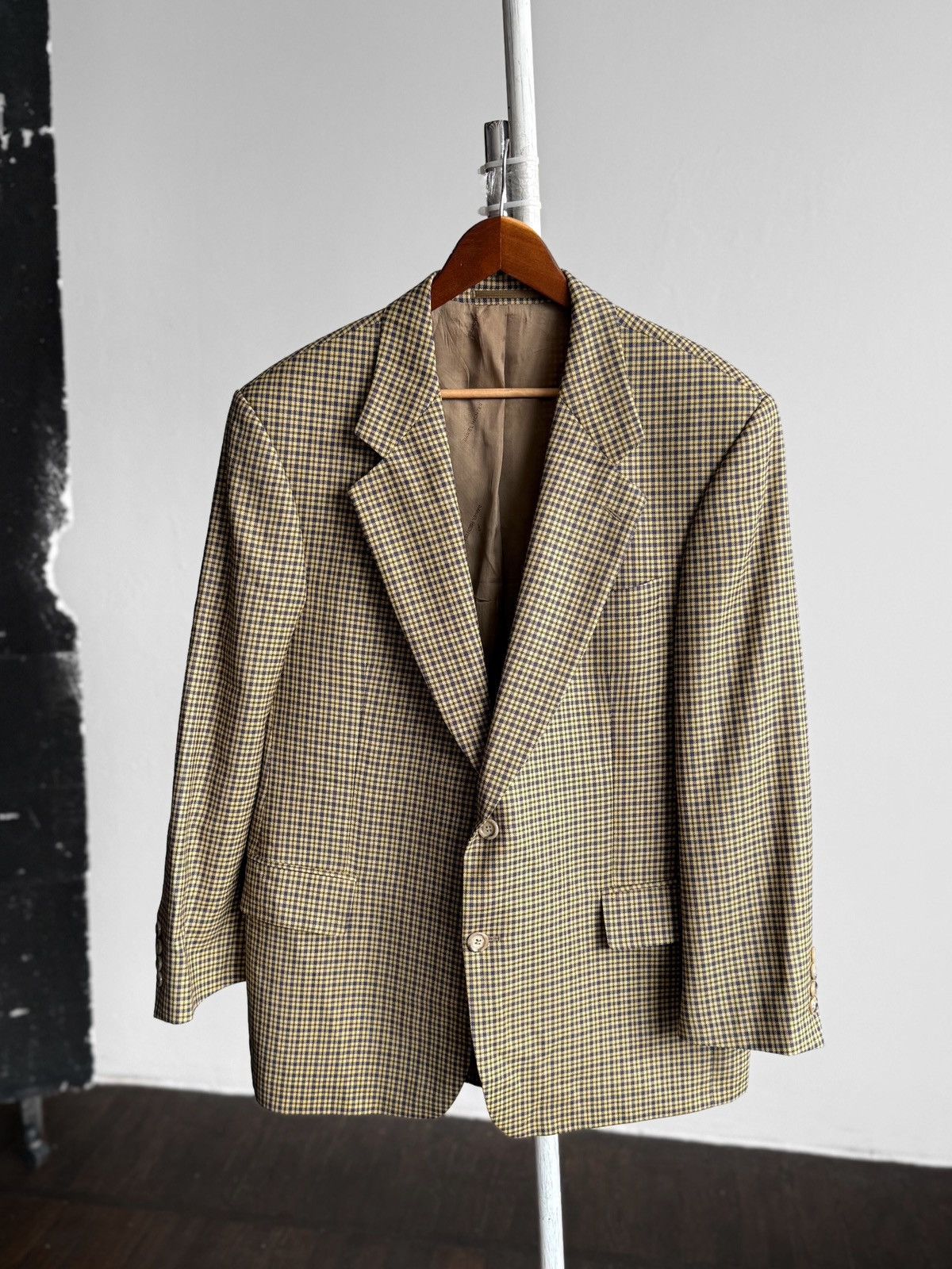 Daniel Hechter Daniel Hechter Paris Wool Blazer Check Tailored Jacket Size 42R - 1 Thumbnail