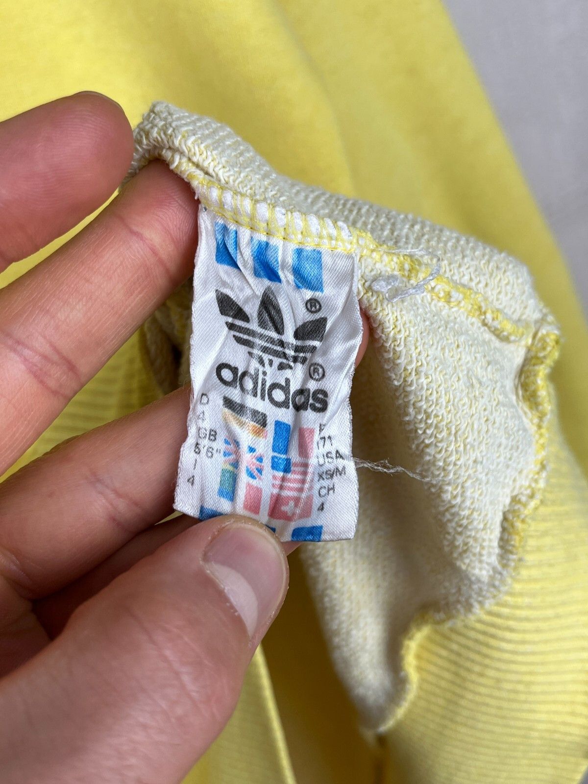 Adidas 90's Adidas TAKE OFF Vintage Henley Sweatshirt Size US XS / EU 42 / 0 - 13 Thumbnail
