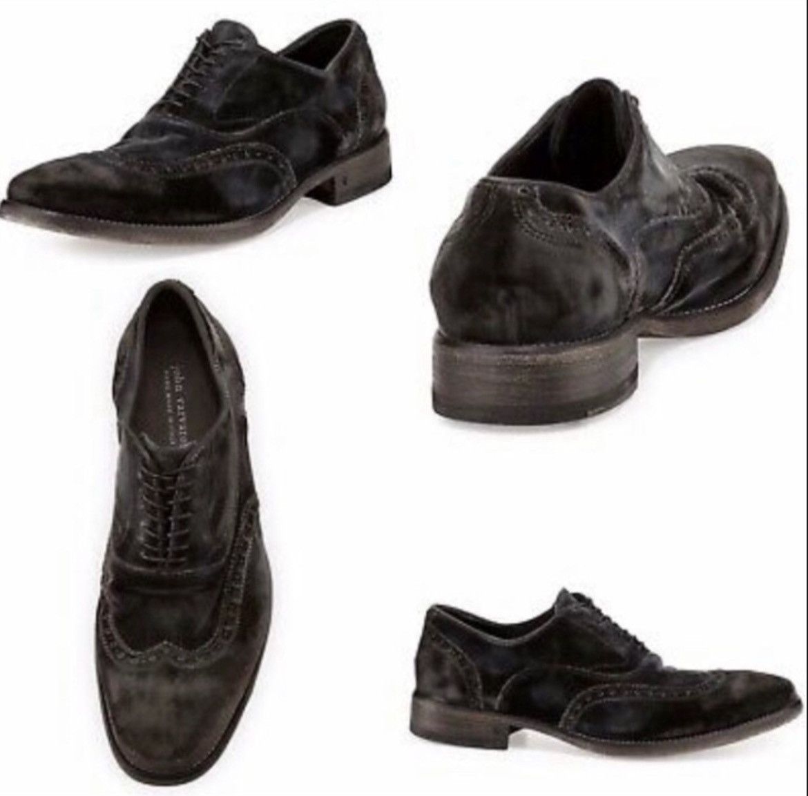 John Varvatos Fleetwood velvet brogues size 10.5. Size US 10.5 / EU 43-44 - 7 Thumbnail