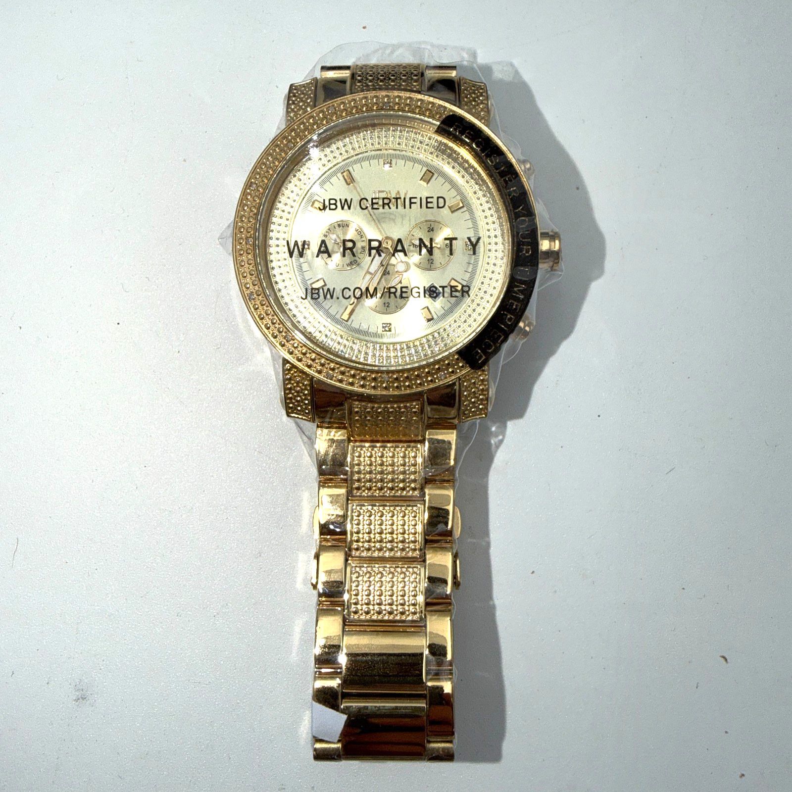 JBW JBW Victor Watch Men 16 Diamond Quartz Chronograph JB-8102-F Size ONE SIZE - 6 Thumbnail