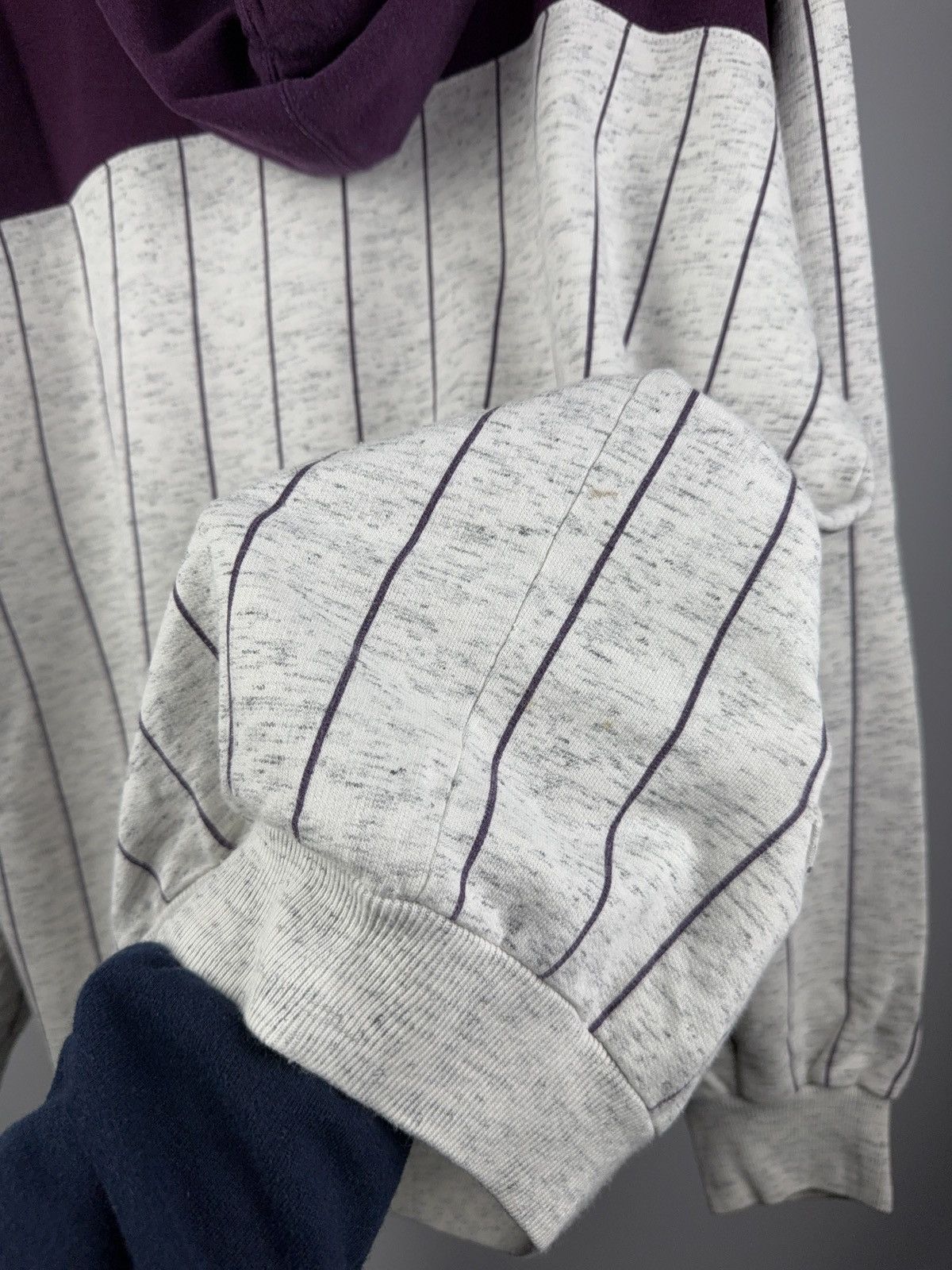 MLB × Vintage Vintage 80s MLB Y2K Logo USA Baseball BOXY Hoodie Size US L / EU 52-54 / 3 - 6 Thumbnail