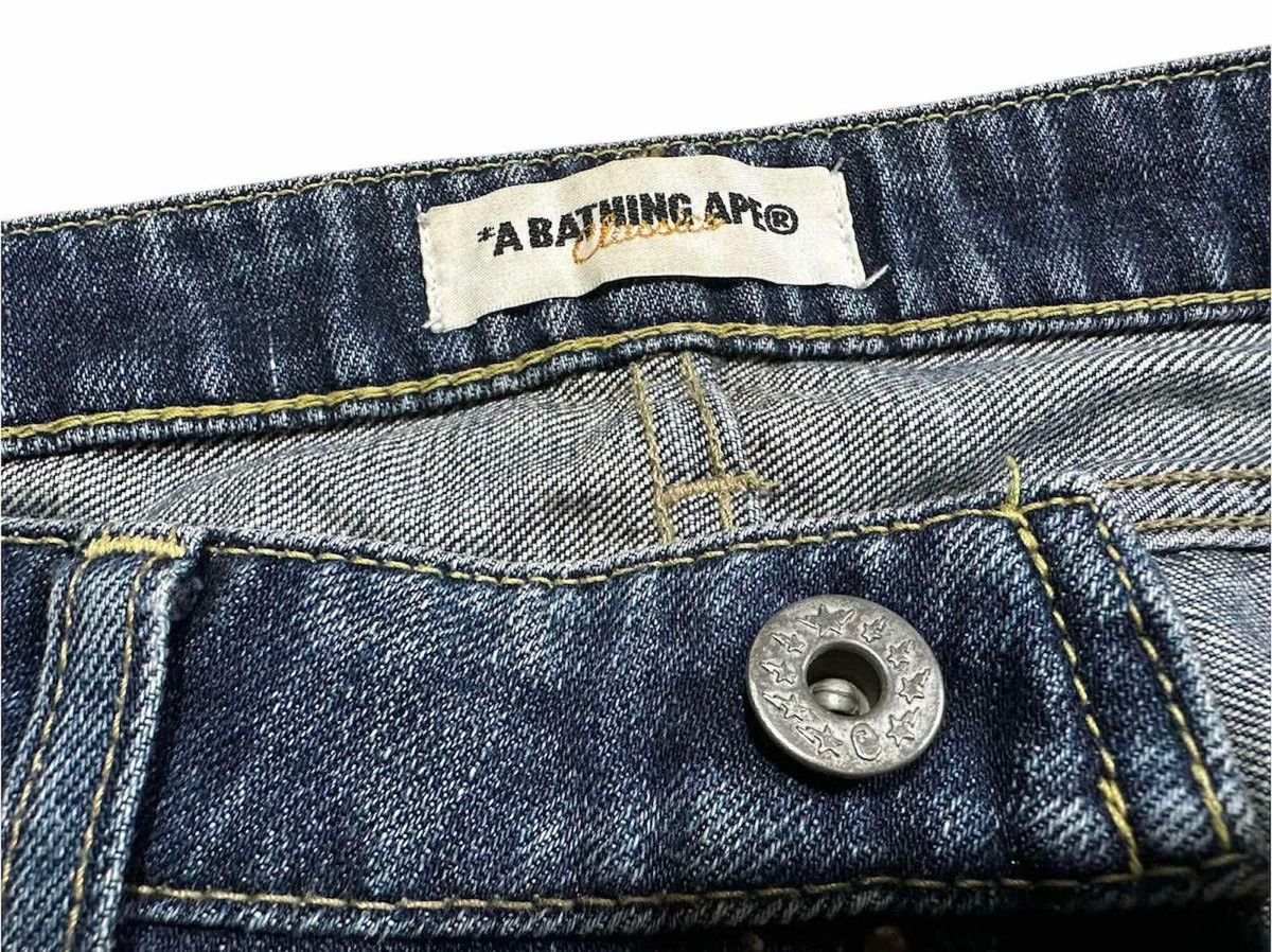 Bape 🔥Y2K Vintage Bape x Human Made Denim 2005 Distressed Size US 32 / EU 48 - 13 Thumbnail