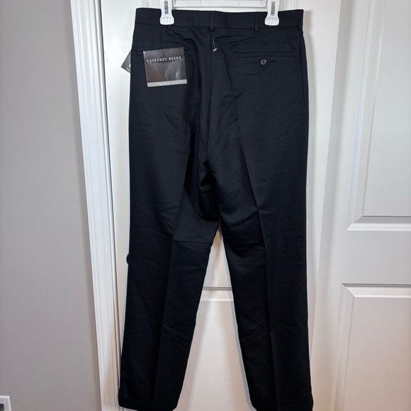 Geoffrey B. Small Geoffrey Beene Black Dress Men Pant Perfect Fit 34*34 Size US 34 / EU 50 - 2 Thumbnail