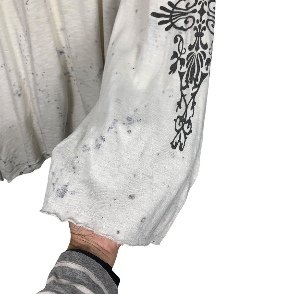 Japanese Brand PADROCK Trashed Style Oversized Sweater #2006-C87 Size US XXL / EU 58 / 5 - 9 Thumbnail