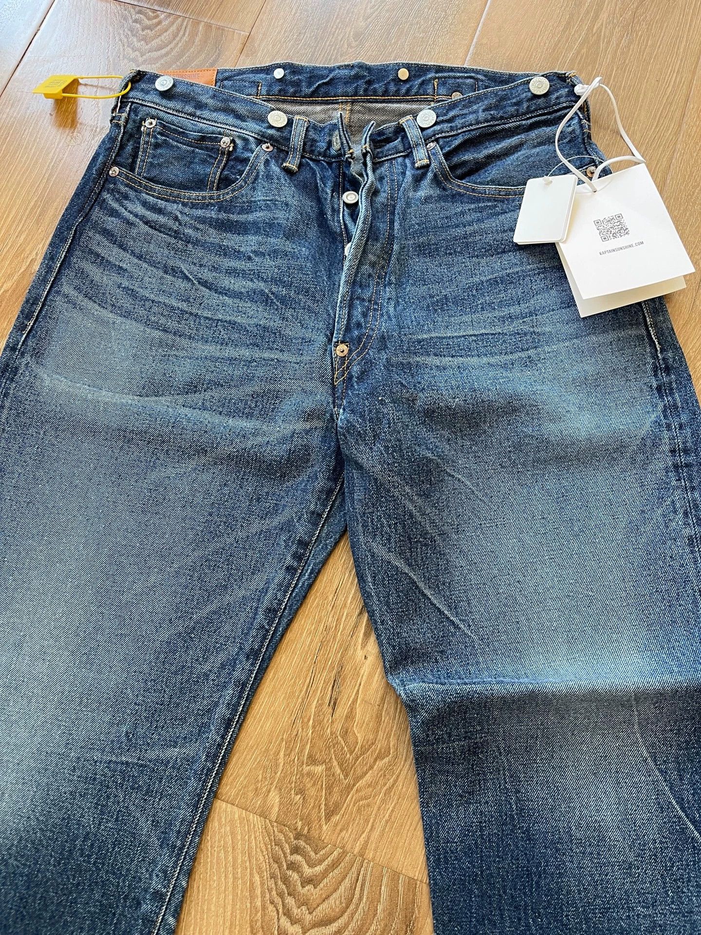 Kaptain Sunshine KAPTAIN SUNSHINE 24AW 1930 Jpn Straight Denim Wash Size US 32 / EU 48 - 2 Thumbnail