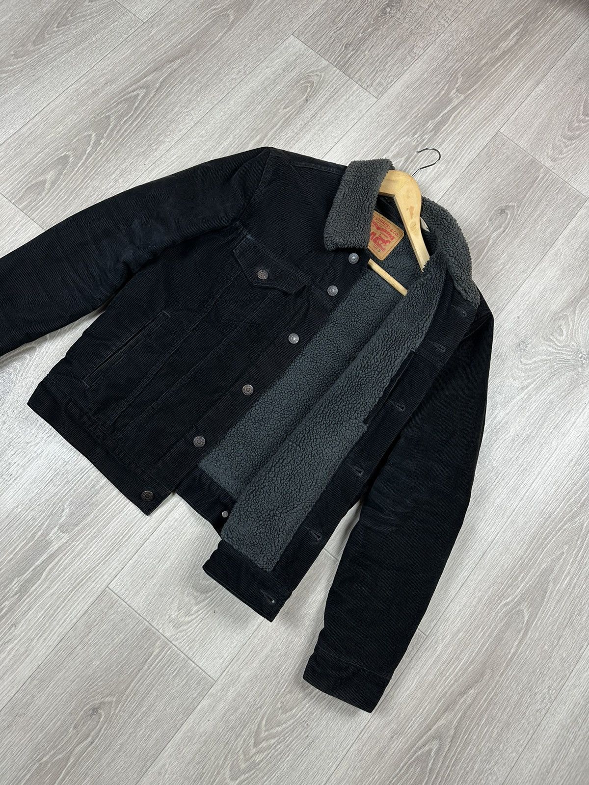 Levi's Vintage Levi’s Corduroy Sherpa Jacket Fleece Collar Size US S / EU 44-46 / 1 - 6 Thumbnail