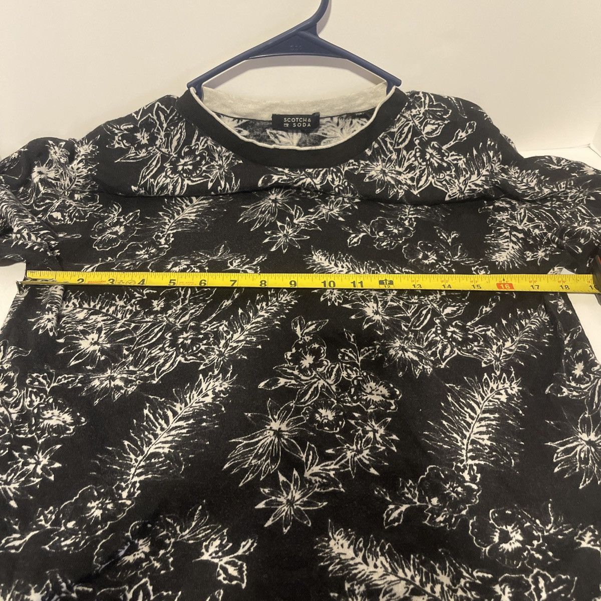 Scotch & Soda Scotch & Soda Jacquard Sweater Black White Drop Shoulder Size US M / EU 48-50 / 2 - 4 Thumbnail