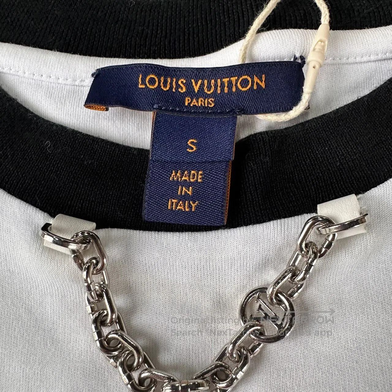 Louis Vuitton white logo print short sleeve t-shirt. Size S / US 4 / IT 40 - 4 Thumbnail