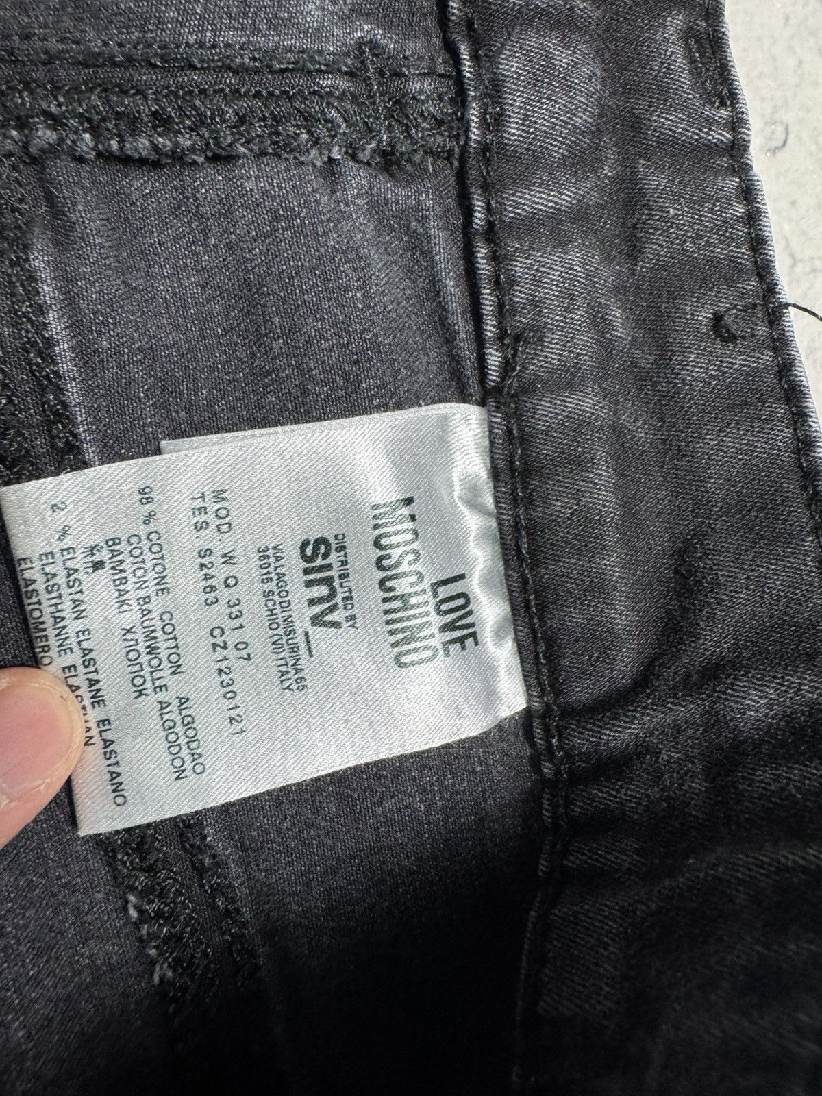 Moschino Love Moschino Luxury Denim Jeans Big Logo Size US 30 / EU 46 - 6 Thumbnail