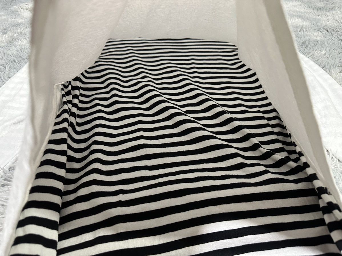 uniform experiment 🔥Y2K Uniform Experiment Double Layer Striped Ls Shirt Size US L / EU 52-54 / 3 - 4 Thumbnail