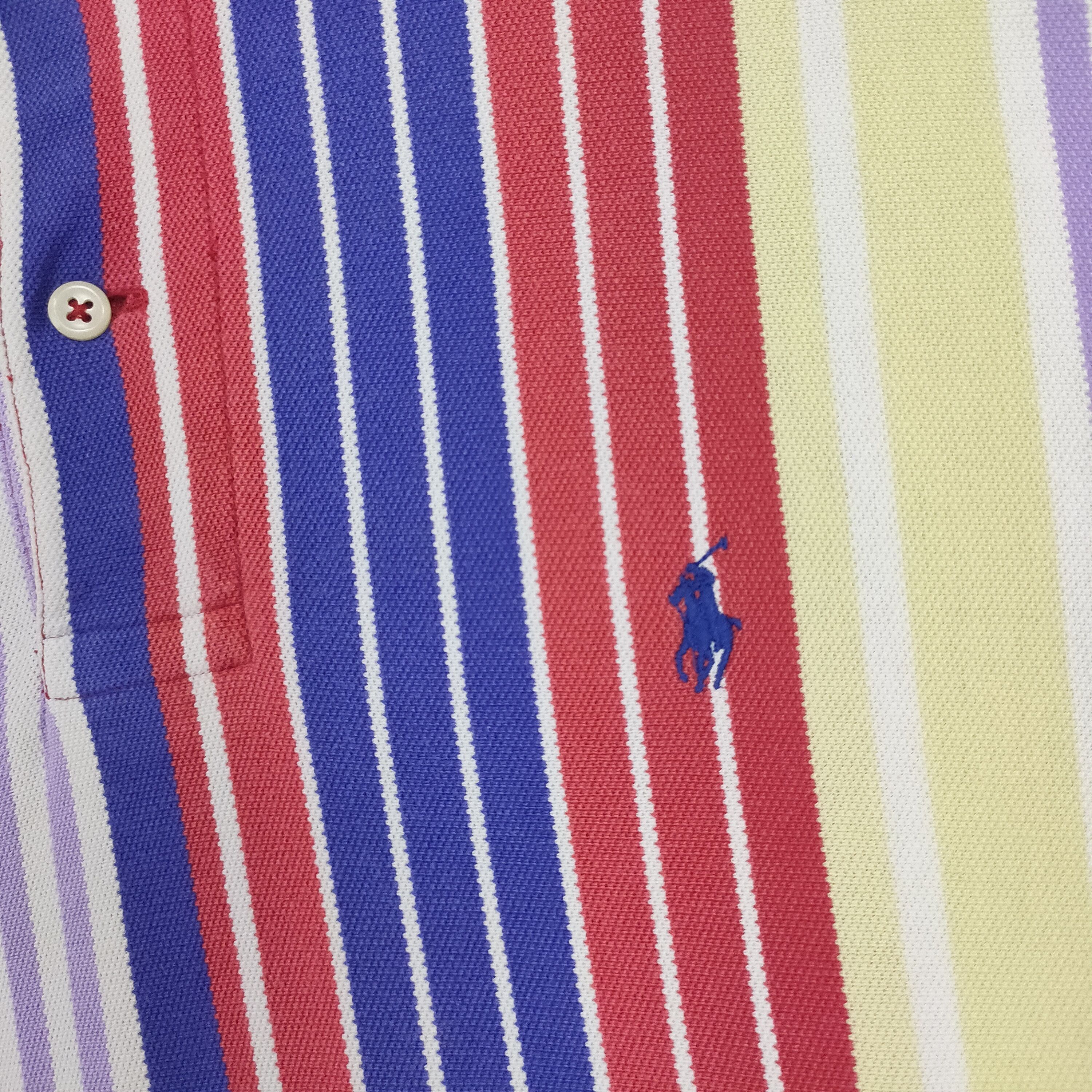 Polo Ralph Lauren × Ralph Lauren × Vintage 90s Polo Ralph Lauren Striped Size US M / EU 48-50 / 2 - 7 Thumbnail