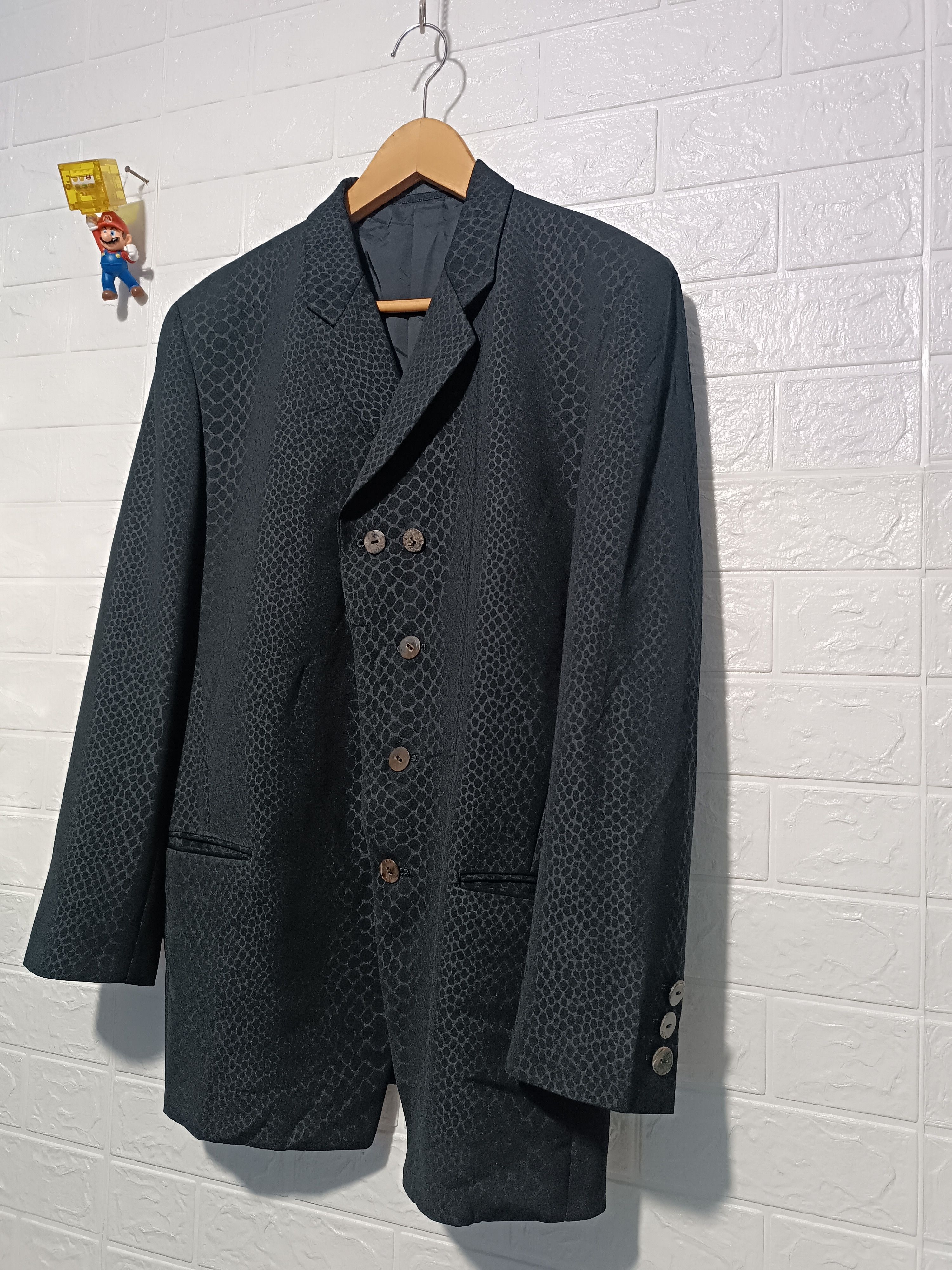 Japanese Brand Made In Japan 🇯🇵 Snake Pattern Blazer Size US L / EU 52-54 / 3 - 2 Thumbnail