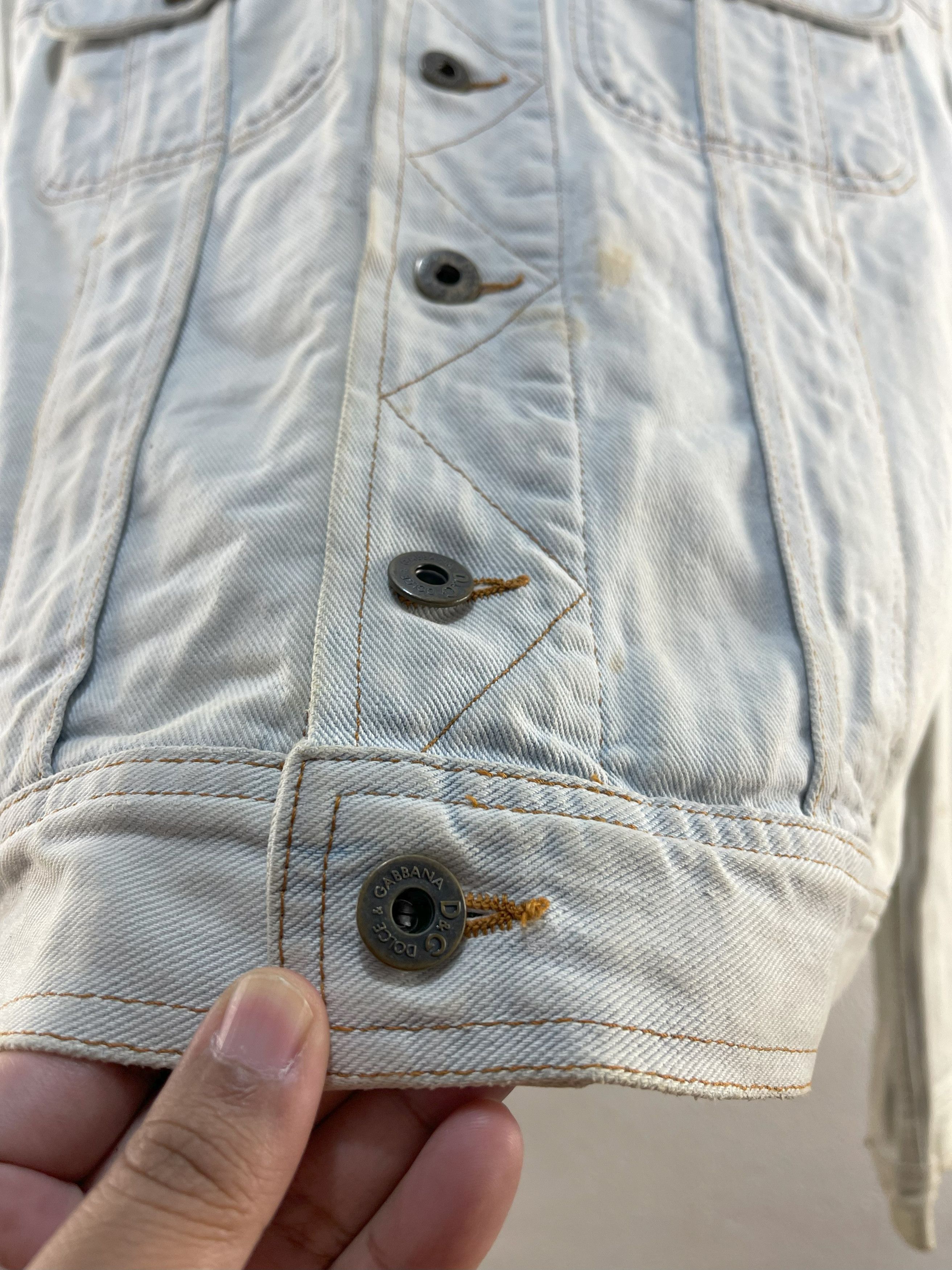 Dolce & Gabbana Follow Me Good Ideas Forever by Dolce & Gabbana Denim Jacket Size US S / EU 44-46 / 1 - 15 Thumbnail