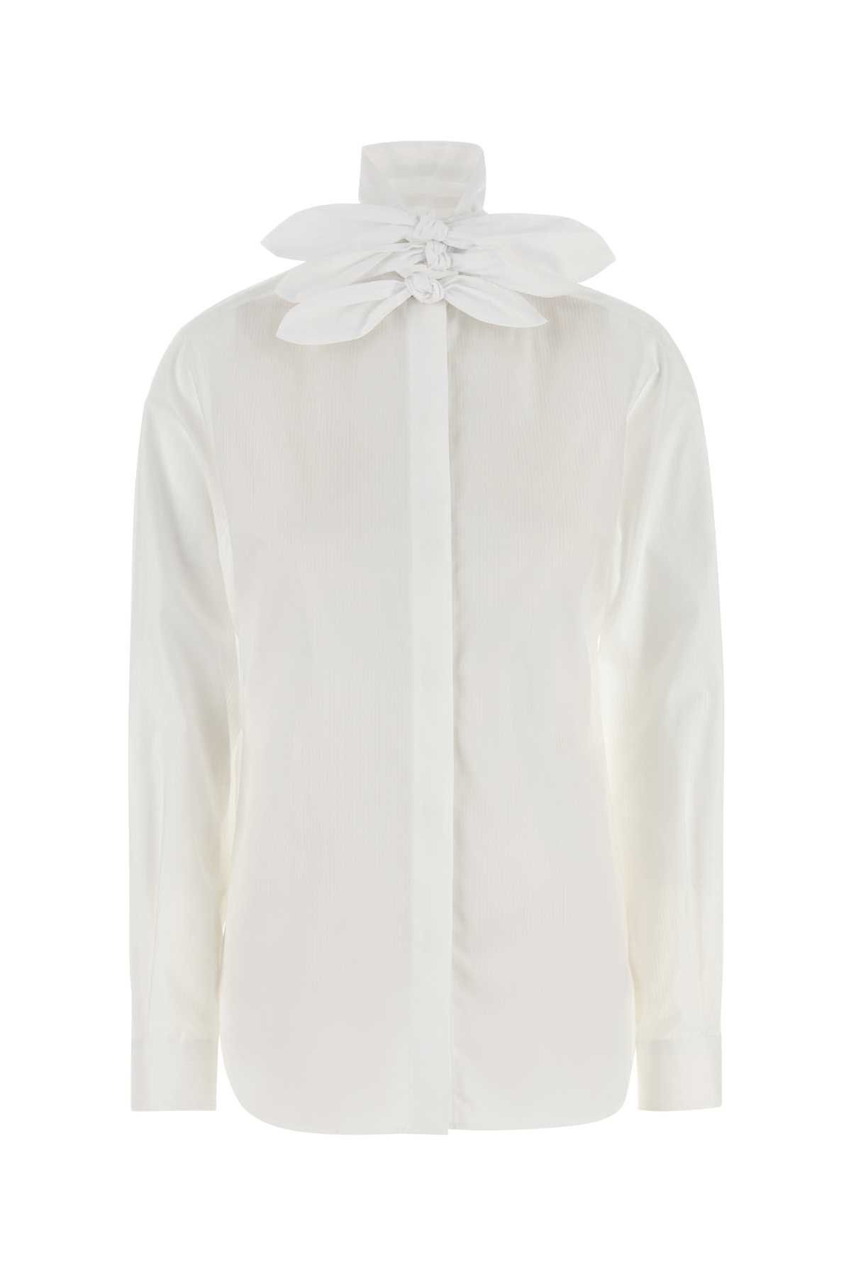 Moschino Embroidered Cotton Shirt Size S / US 4 / IT 40 - 1 Thumbnail