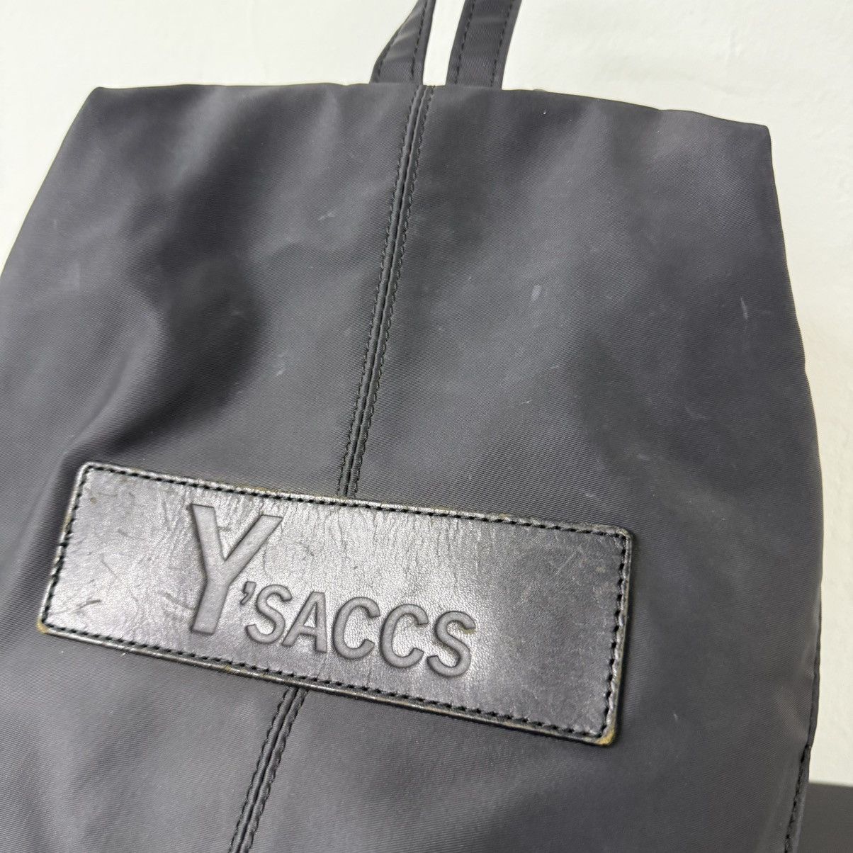 Yohji Yamamoto Ysaccs By Yohji Yamamoto Hybrid Backpack Leather and Nylon Size ONE SIZE - 4 Thumbnail
