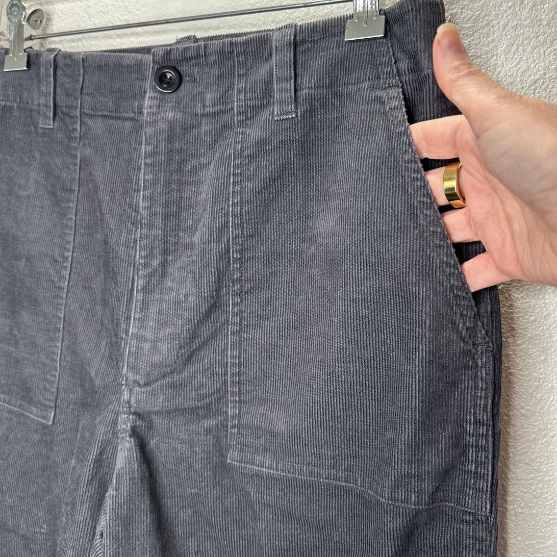 Other Jenni Kayne Gray High Waist Corduroy Ranger Trouser Pants 8 Size 30" / US 8 / IT 44 - 4 Thumbnail