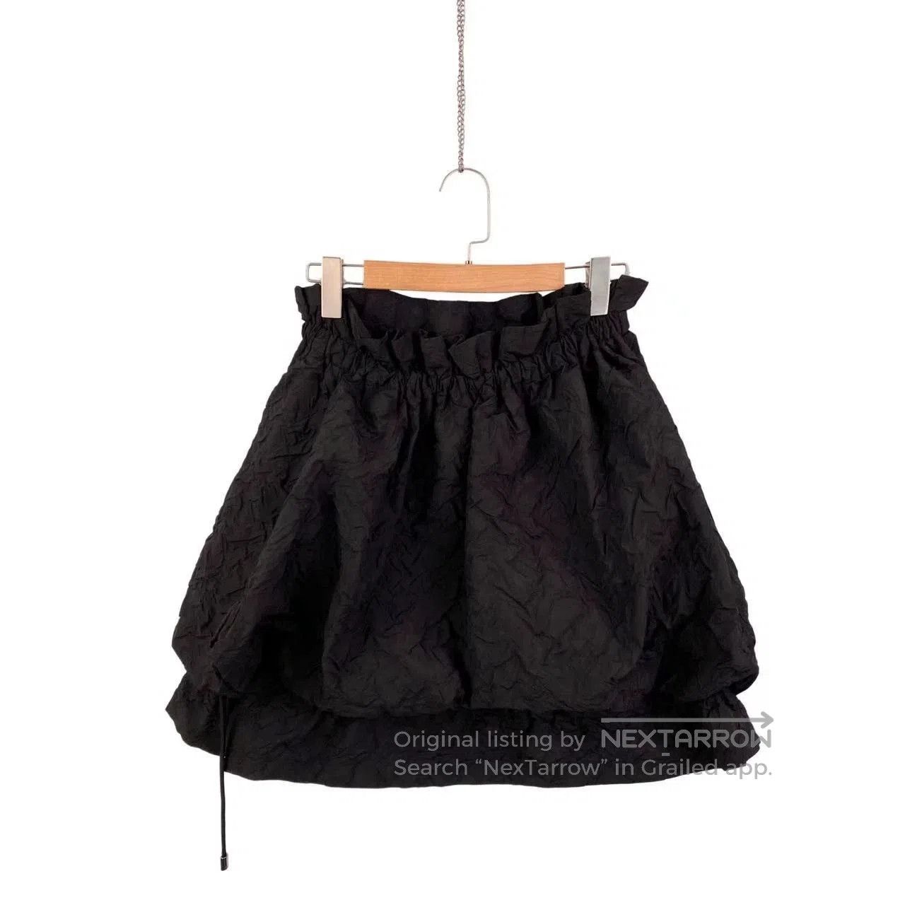 Dior black elasticated short skirt by dior. Size US 34 / EU 50 - 2 Thumbnail