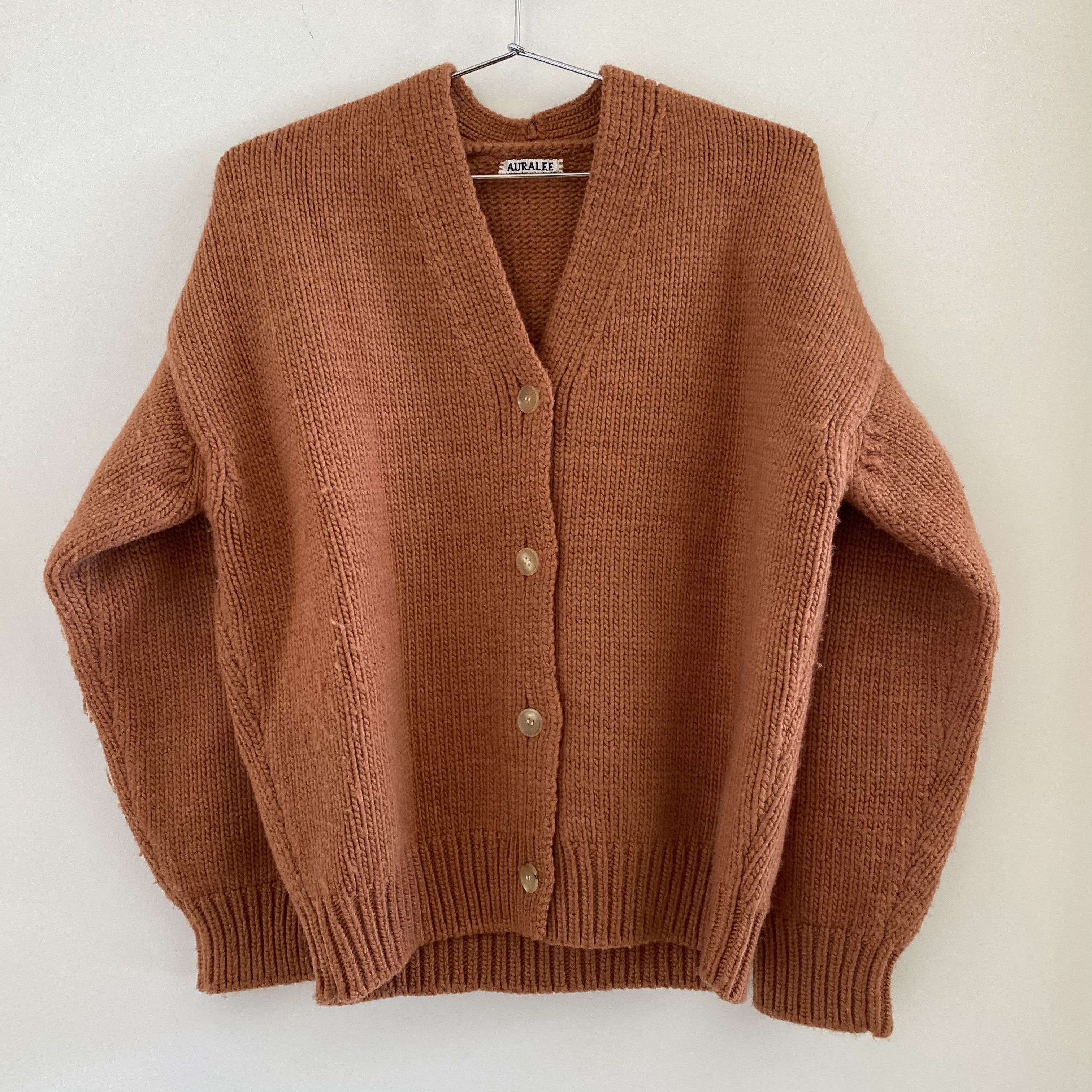 トップス AURALEE SHAGGY KNIT CARDIGAN Auralee Shaggy Knit Cardigan | Grailed