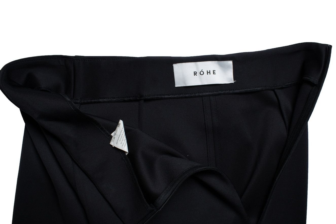Rohe Rohe, black shiny pantalon with splits Size 27" / US 4 / IT 40 - 6 Thumbnail