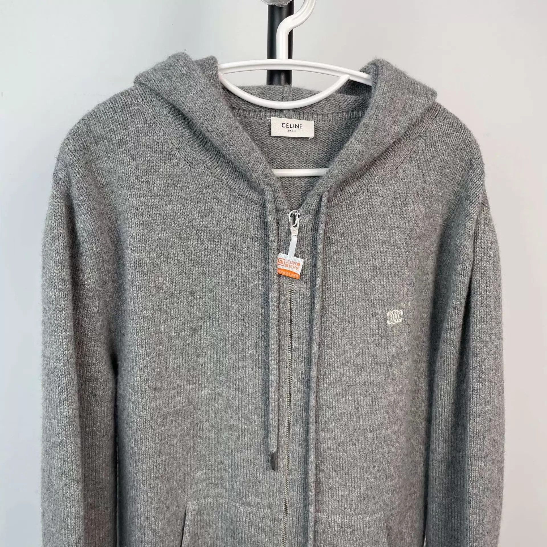 Celine Celine cashmere coat M gray 98 New Size M / US 6-8 / IT 42-44 - 9 Thumbnail