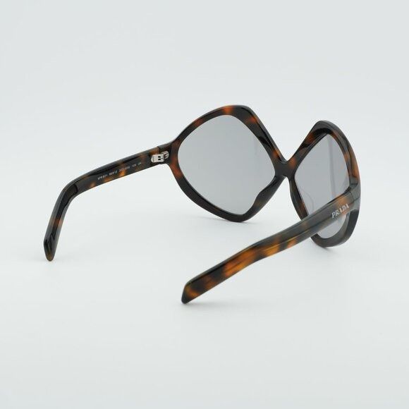 Prada Prada PRB21S 20D50Q Sunglasses Juniper Havana Geometric Size ONE SIZE - 9 Thumbnail