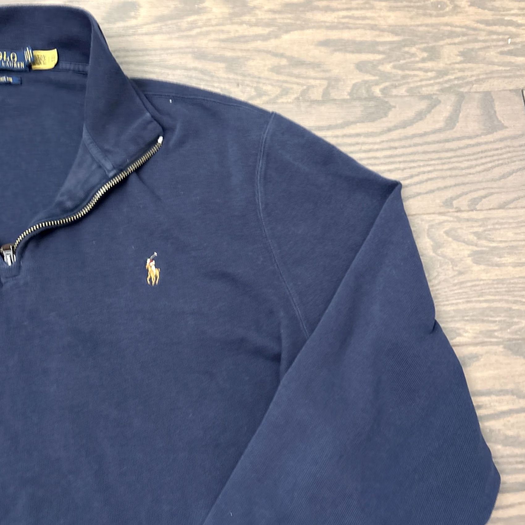 Polo Ralph Lauren Polo Ralph Lauren Sweater Mens Navy 2XL Knit Mock Neck 1/4 Zip Preppy Logo Embroidered Size US XXL / EU 58 / 5 - 2 Thumbnail