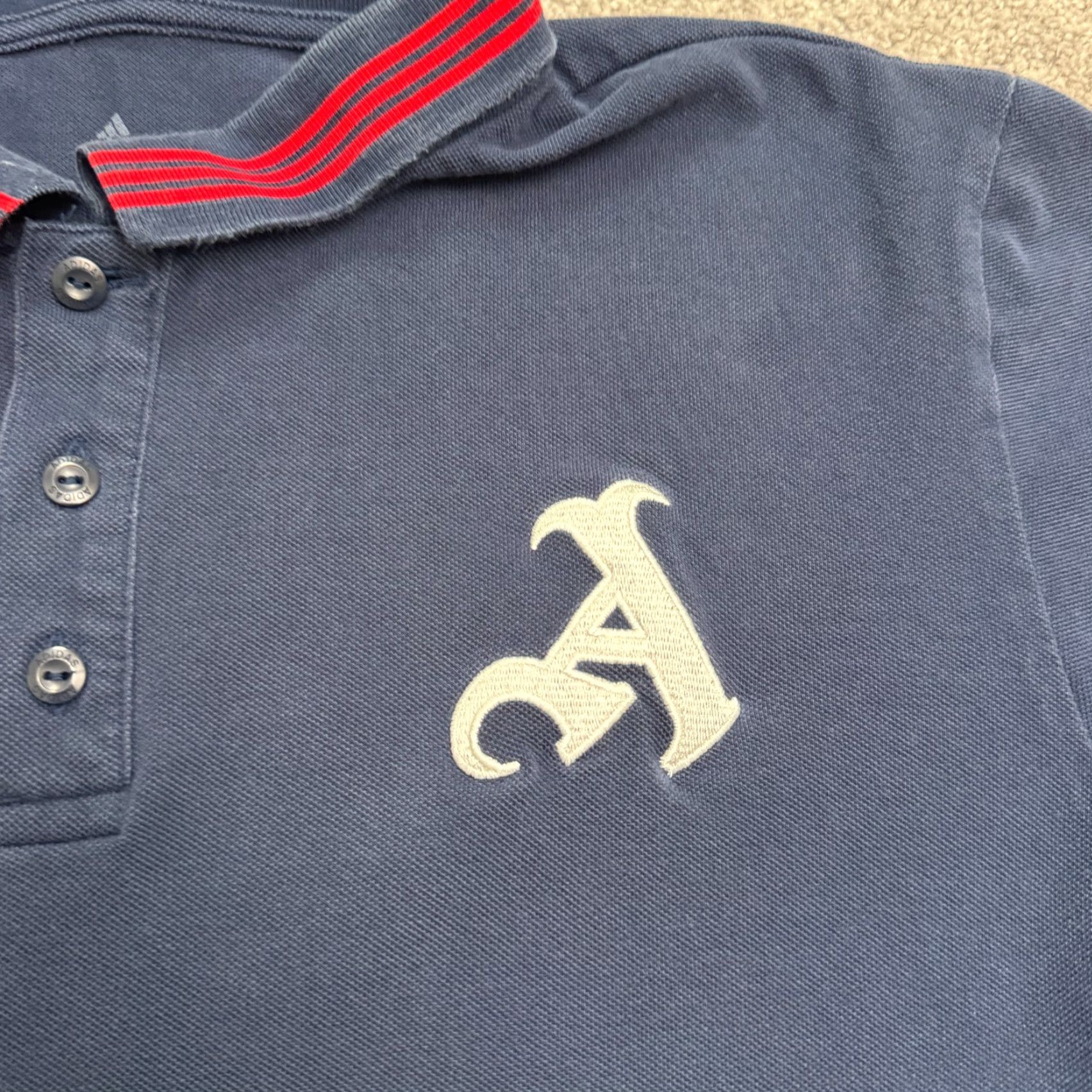 Adidas VINTAGE adidas Polo Shirt Men XL Navy Blue Cotton Casual Activewear Sports Golf Tennis Walking Size US XL / EU 56 / 4 - 6 Thumbnail