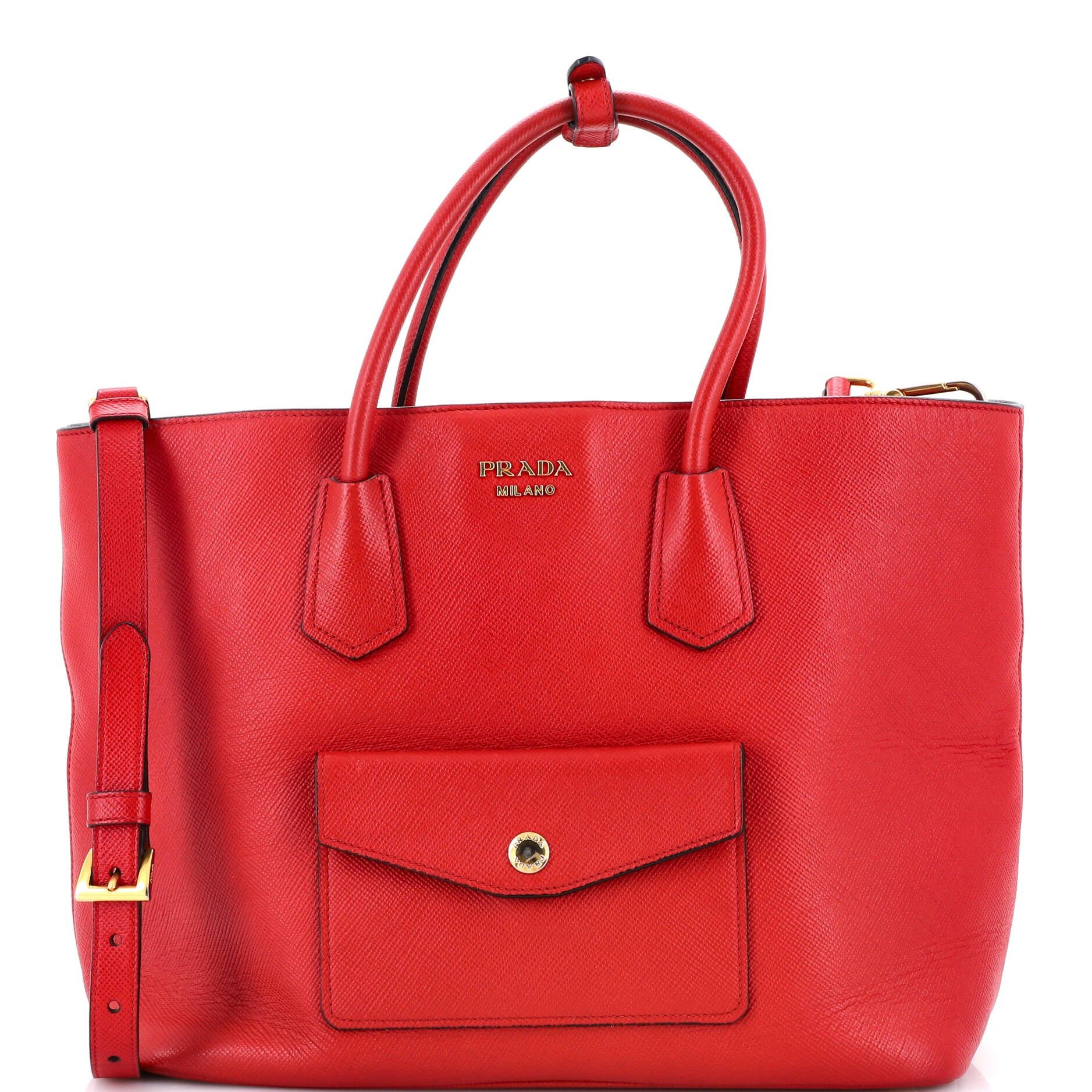 Prada Front Pocket Convertible Tote Size ONE SIZE - 1 Thumbnail