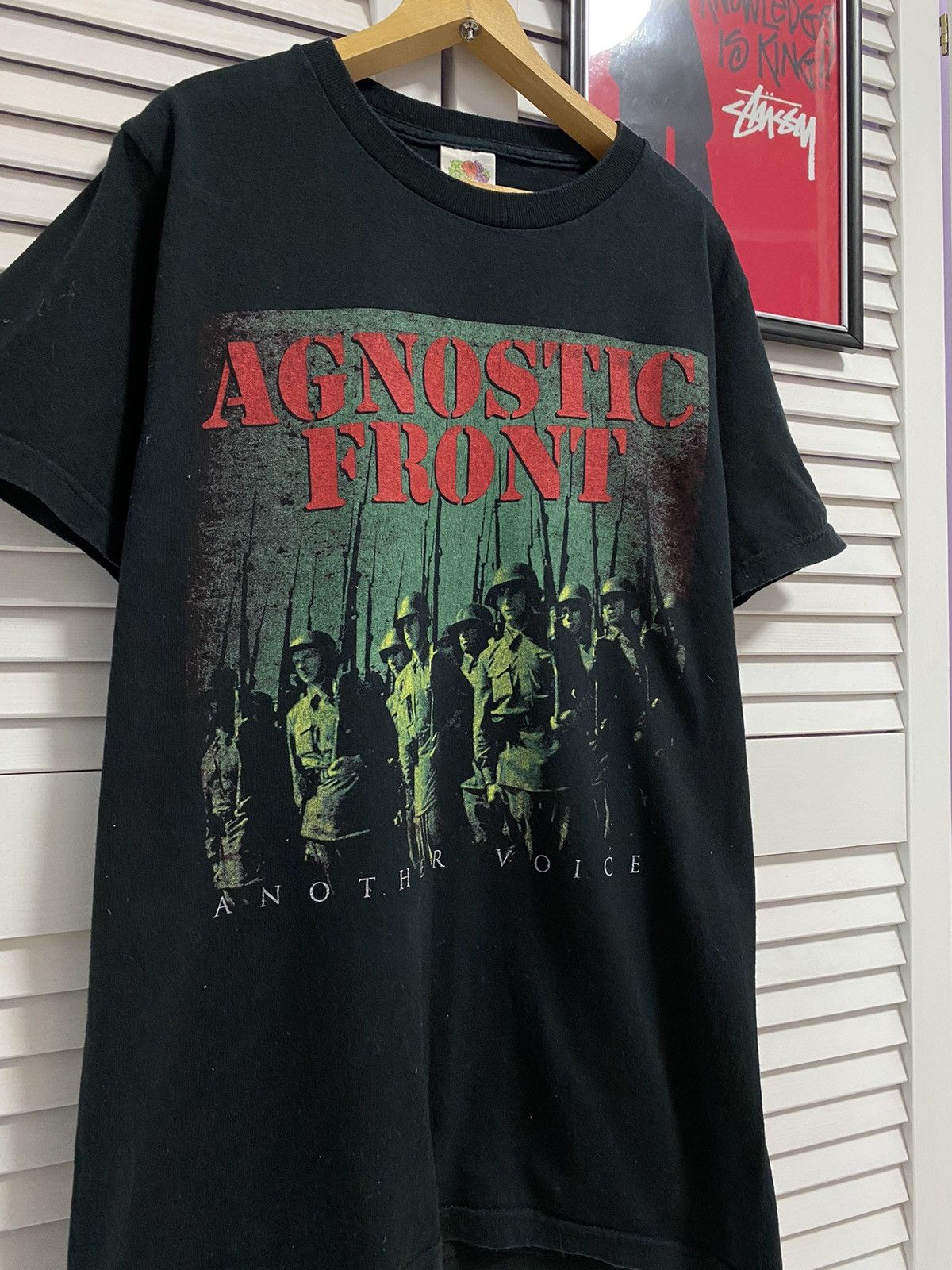 Band Tees Vintage T-Shirt Rock Agnostic Front Tour 2005 Voice Band Tee Size US S / EU 44-46 / 1 - 2 Thumbnail