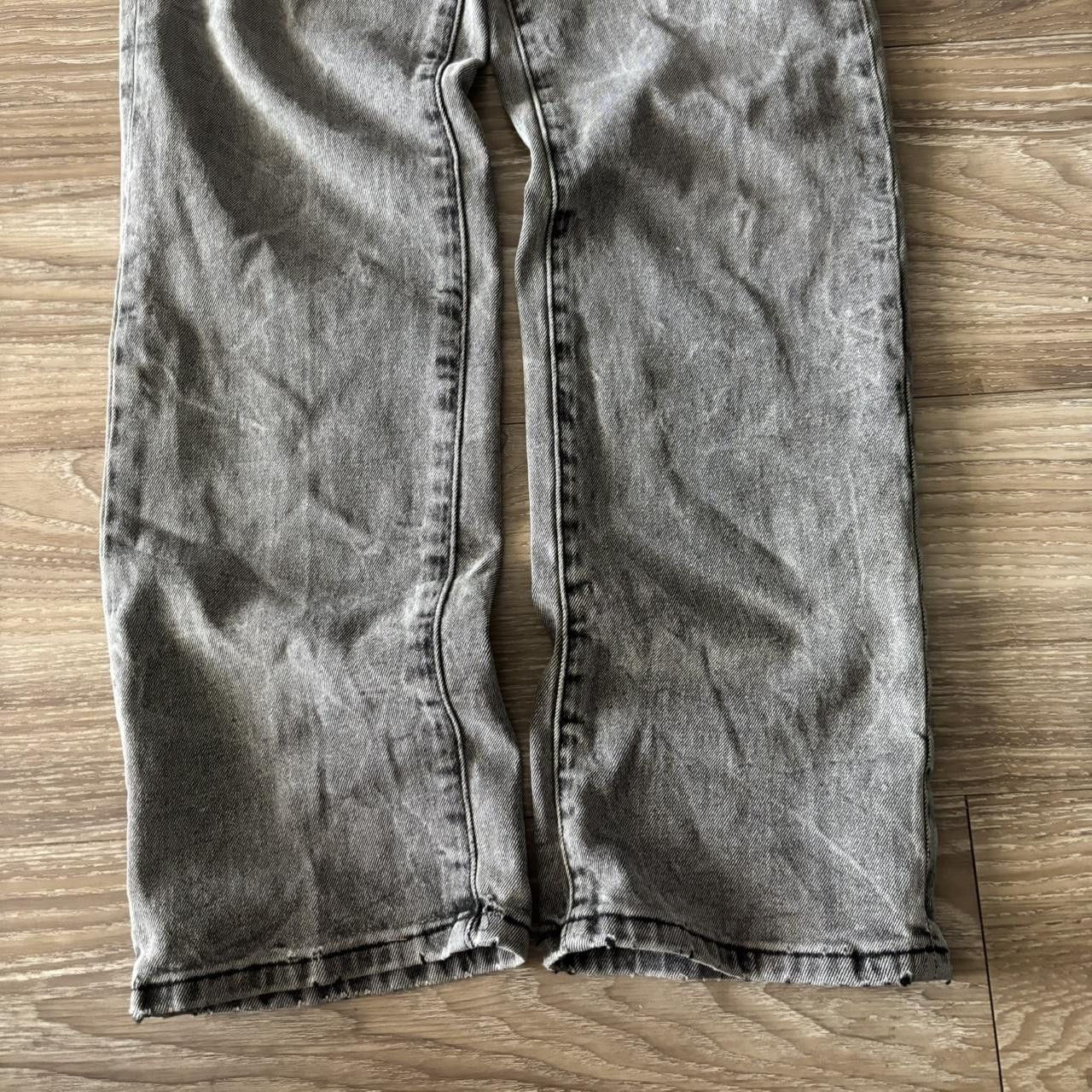 Ecko Unltd. Crazy Vintage Y2K/2000s Grunge Faded Black Ecko Denim Jeans! 34x31 Size US 34 / EU 50 - 6 Thumbnail