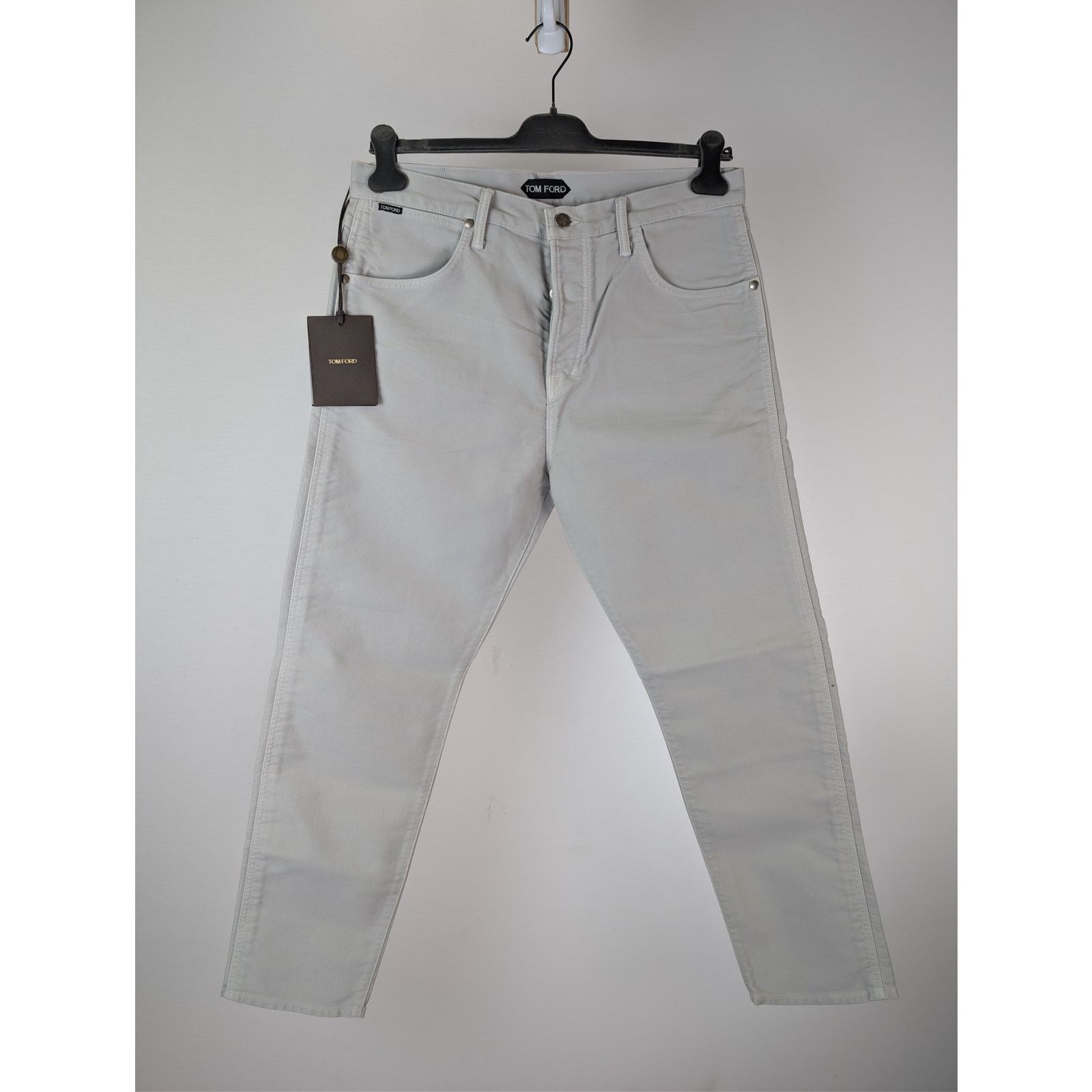 Tom Ford o1rshd1 Tapered Fit Denim Jeans in Grey Size US 34 / EU 50 - 1 Thumbnail