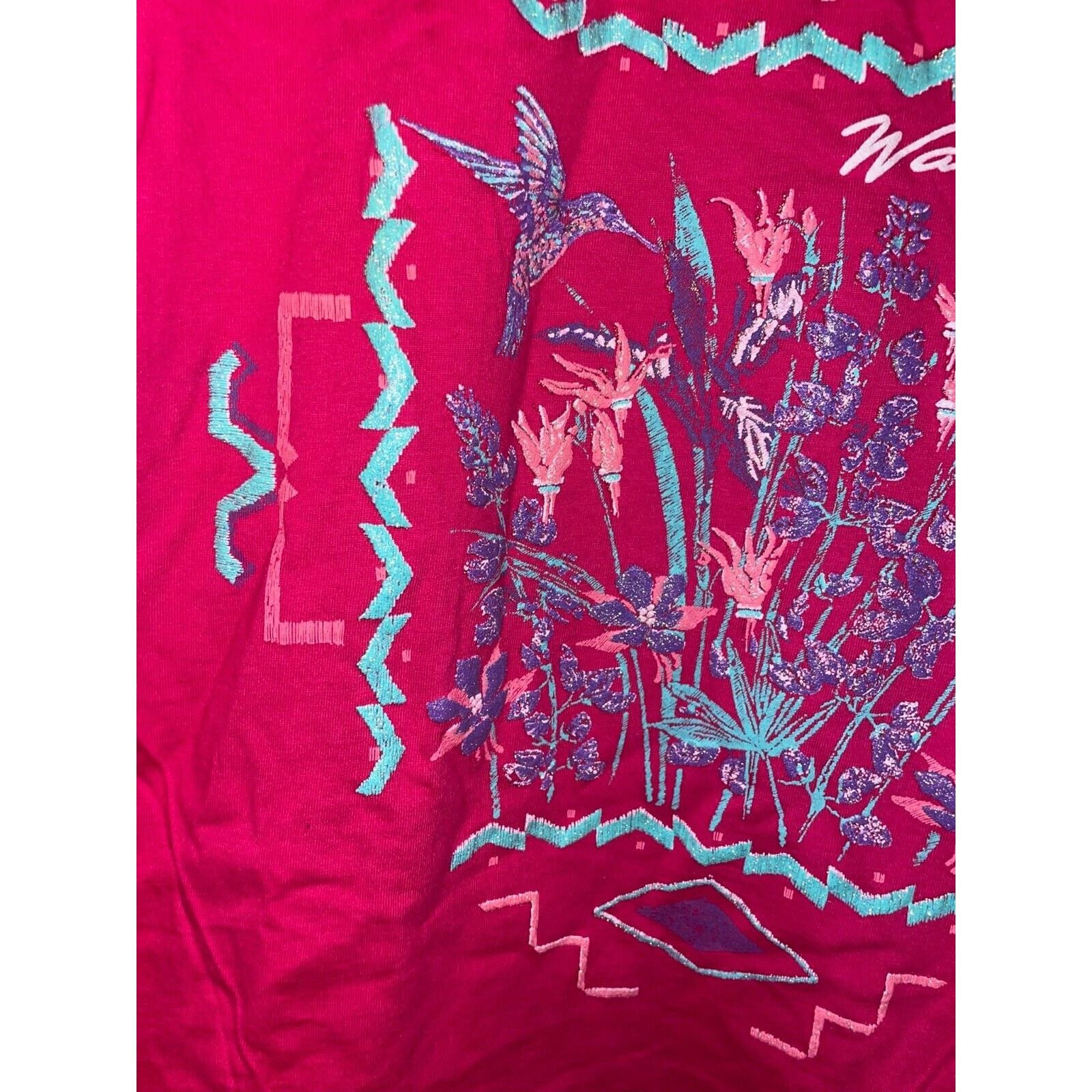 Jerzees Vintage Wawona California Shirt Pink Wild Tee 90s VTG Large Size US L / EU 52-54 / 3 - 6 Thumbnail