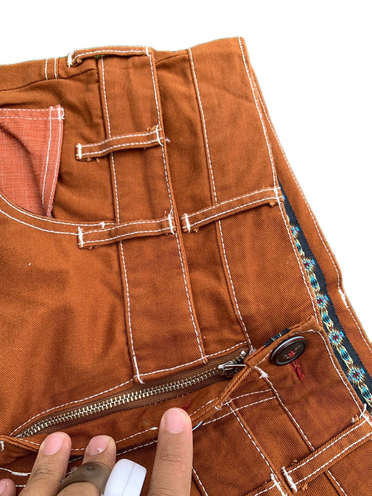semanticdesign Rarely Semantic Design Zipper pants punk Size US 31 - 5 Thumbnail