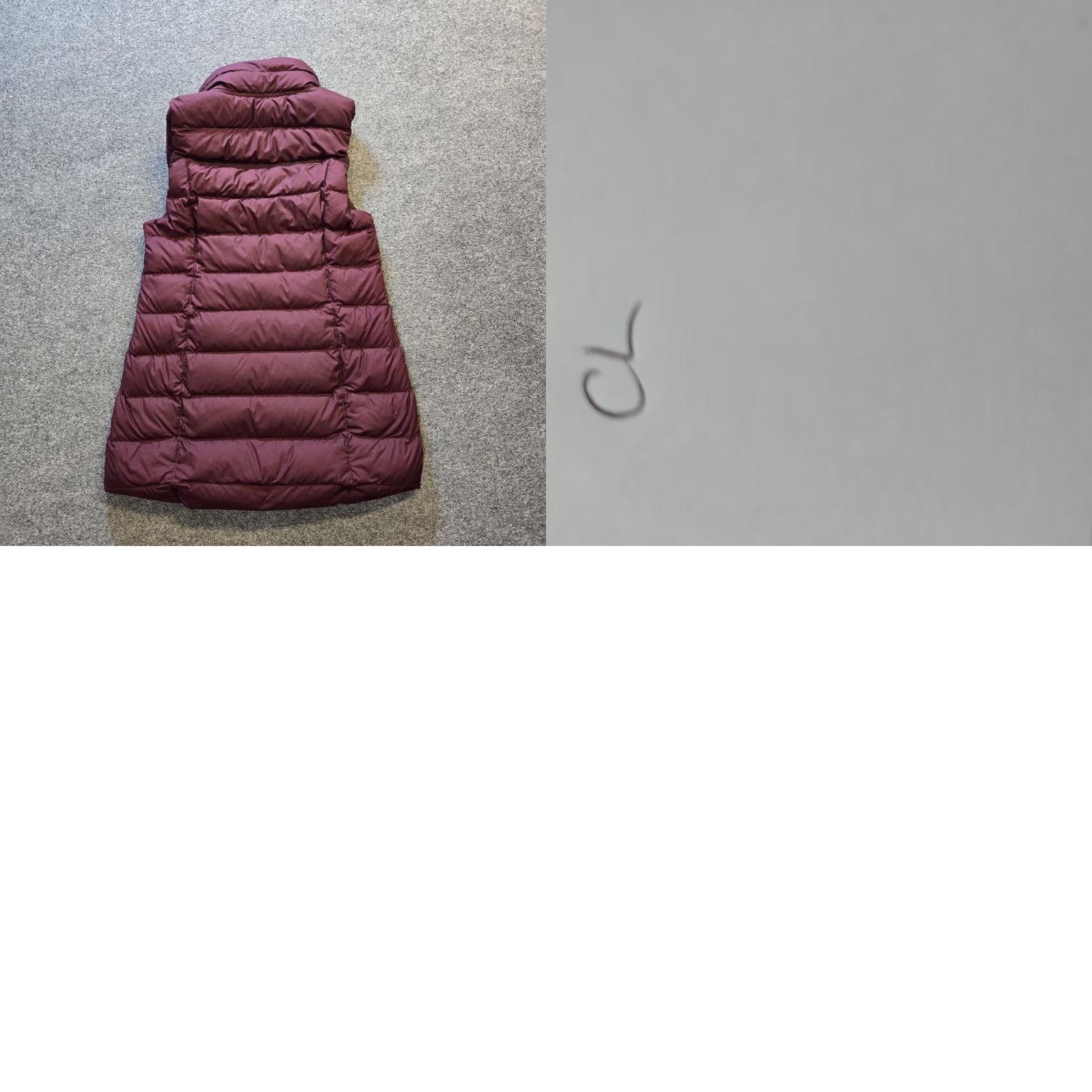 Athleta Athleta Vest Womens Small Purple Burgundry Down Puffer Full Zip Pockets Casual Size S / US 4 / IT 40 - 8 Thumbnail