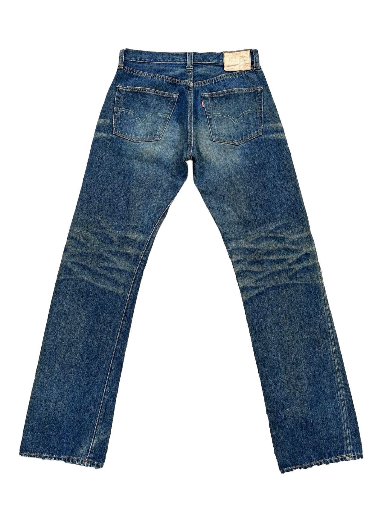 Levi's Vintage Clothing × Vintage Mud 2000 LVC Levi’s 501XX Big E #555 Selvedge Denim jeans Size US 30 / EU 46 - 2 Thumbnail