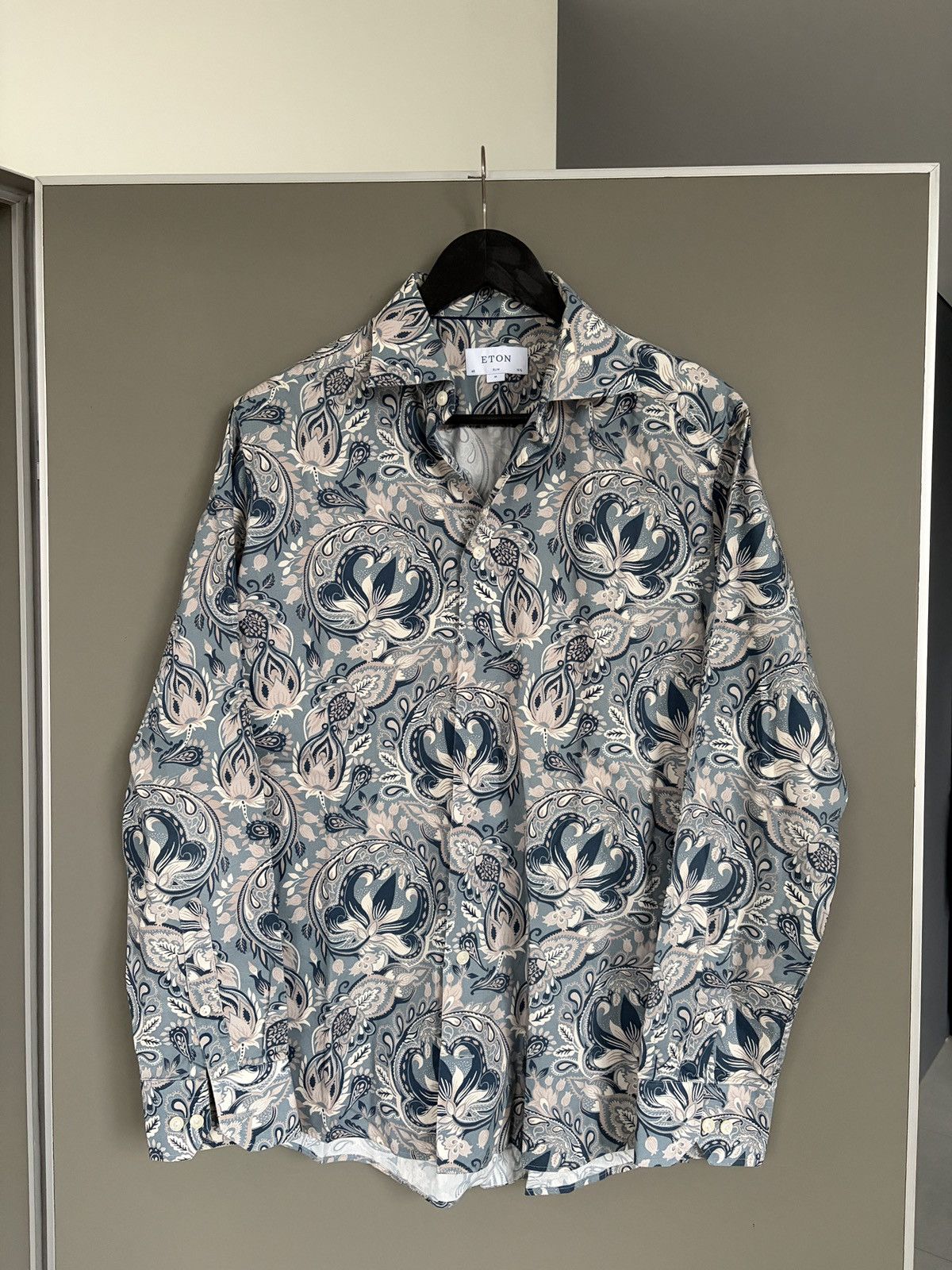 Eton ETON Paisley Classic Casual Shirt Slim Size US M / EU 48-50 / 2 - 1 Thumbnail
