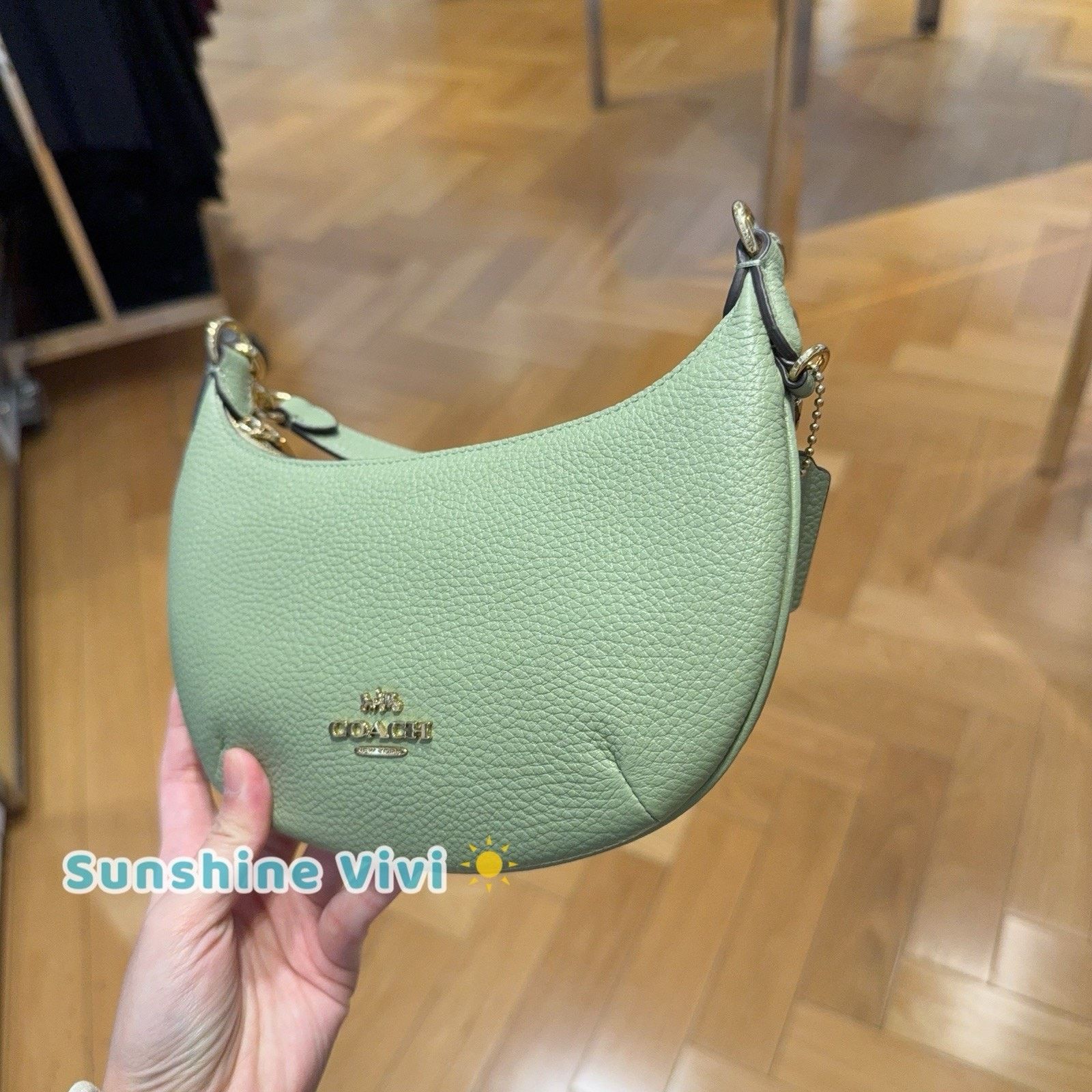 Coach NWT Coach Mini Payton Bag CEL08 leather IM/PISTACHIO Size ONE SIZE - 2 Thumbnail