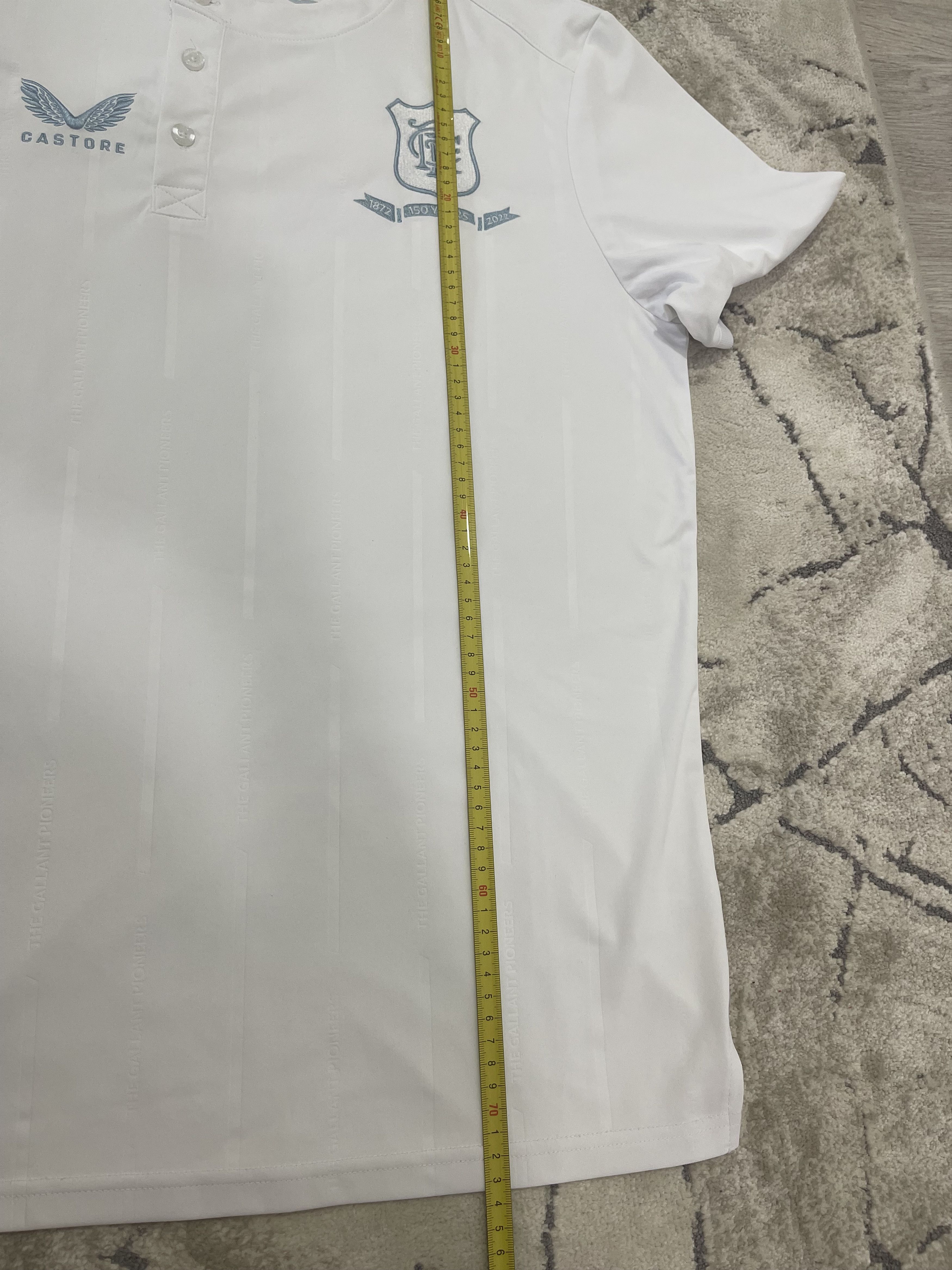 Castore Castore Rangers 150 Years Peter Campbell Shirt M White Size US M / EU 48-50 / 2 - 10 Thumbnail