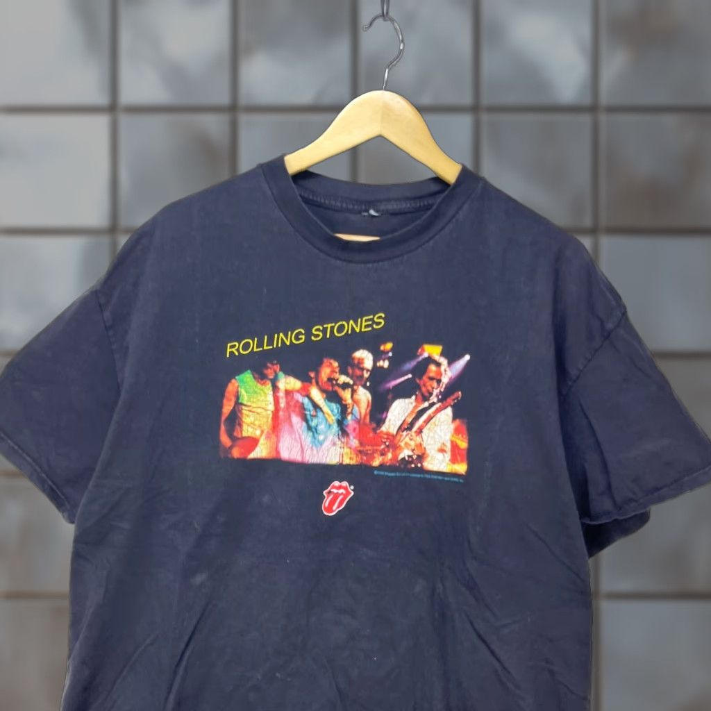 Olive VINTAGE Rolling Stones Y2K Band Tour T Shirt XL 2XL Live Licks Mens T-Shirt Black Size US XL / EU 56 / 4 - 1 Thumbnail
