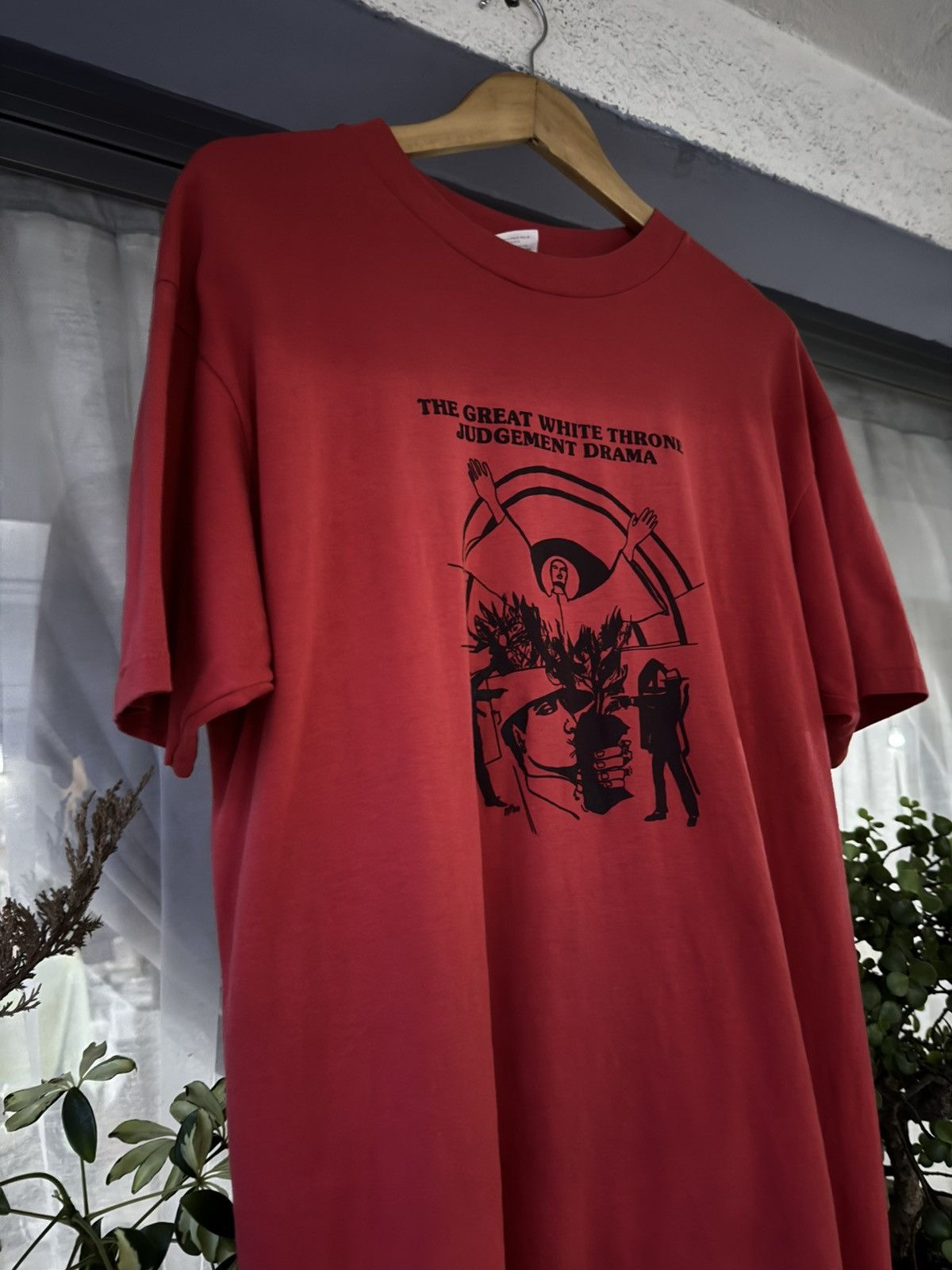Vintage Rare Vintage 80’s Christian tee Great White Throne Judgment Size US XL / EU 56 / 4 - 8 Thumbnail