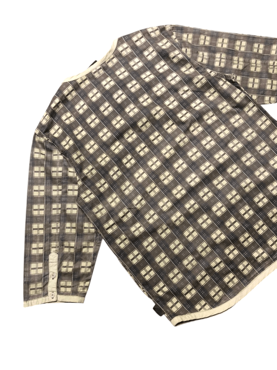 If Six Was Nine × Japanese Brand 2004 Flip The Script Checked Work Gear Shirt Jacket Size US L / EU 52-54 / 3 - 6 Thumbnail