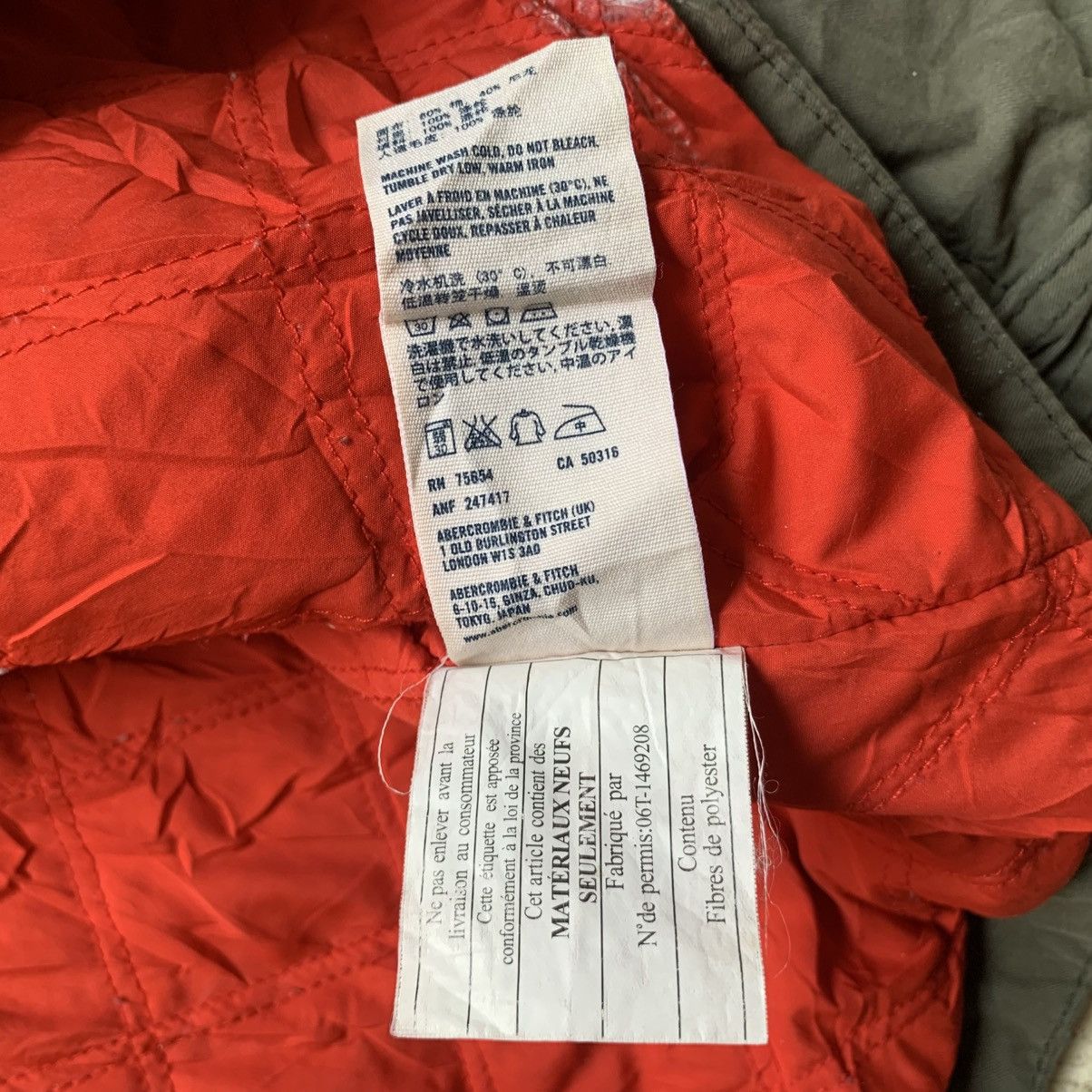 Abercrombie & Fitch 🔥 Thrashed 🔥 Abercrombie and fitch removeable fur jacket Size US S / EU 44-46 / 1 - 14 Thumbnail
