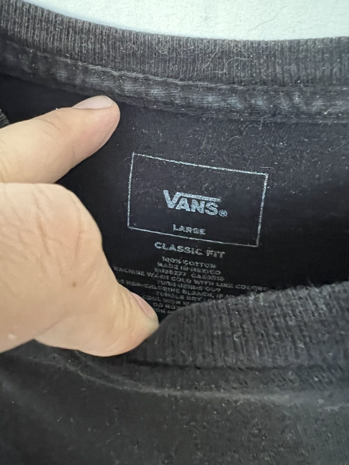 Vans Vans Poker Black Shirt Size US L / EU 52-54 / 3 - 4 Thumbnail