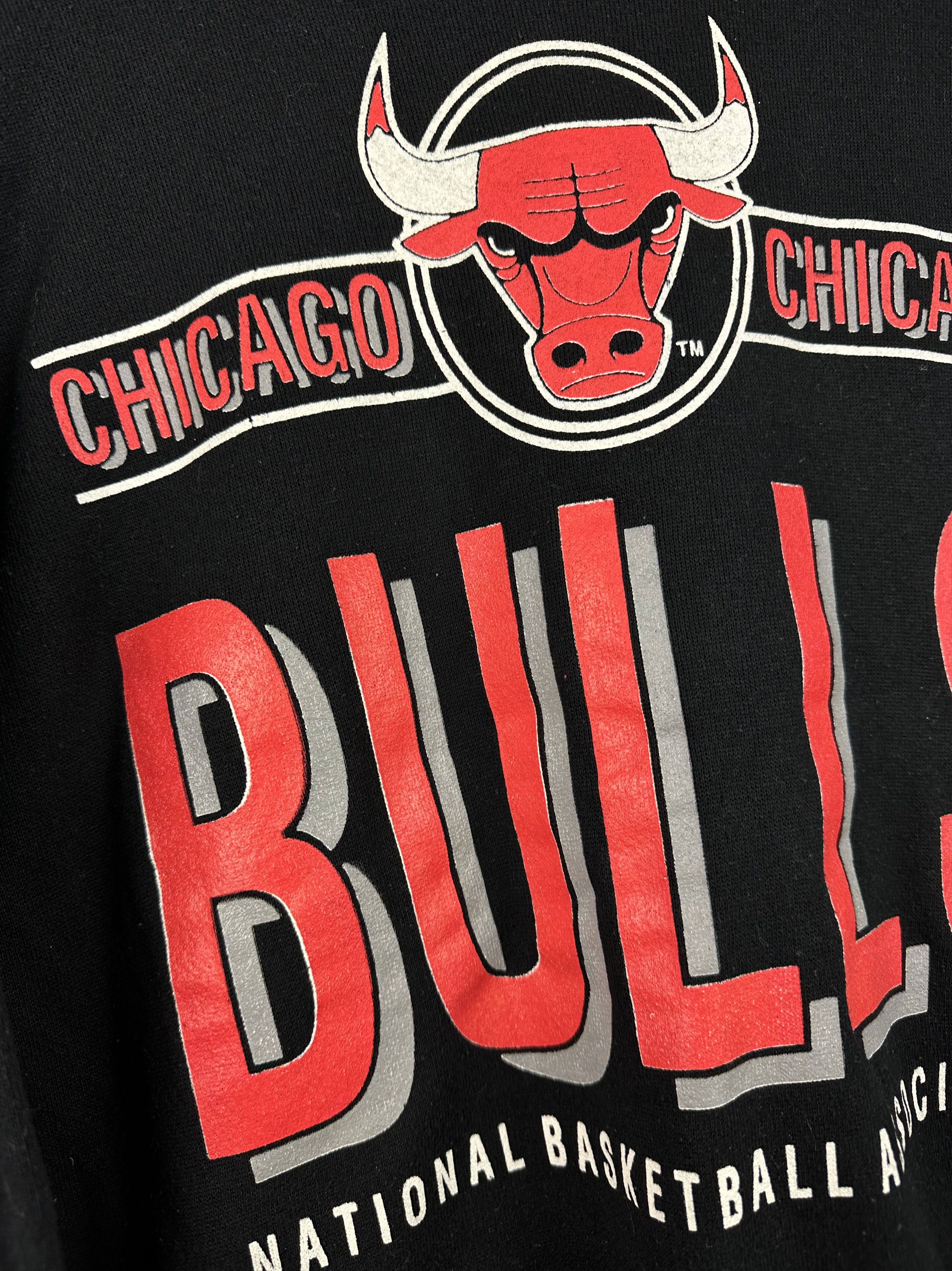 NBA × Vintage Vintage 1990 Chicago Bulls Sweatshirt Jordan NBA Rare Size US XL / EU 56 / 4 - 5 Thumbnail