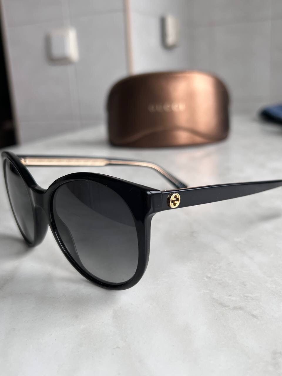 Vintage Gucci Sunglasses Vintage Eyewear's GG3820/S GG Logo Golden Size ONE SIZE - 2 Thumbnail